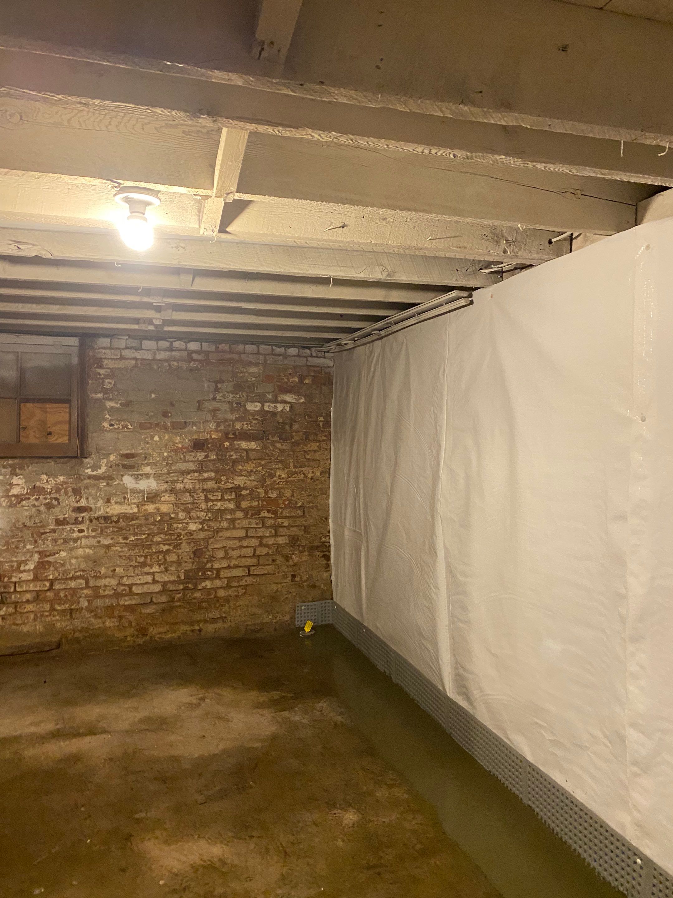 Interior French Drain & Wall Vapor Barrier in Newark, NJ  by Pure Service Pro, LLC 