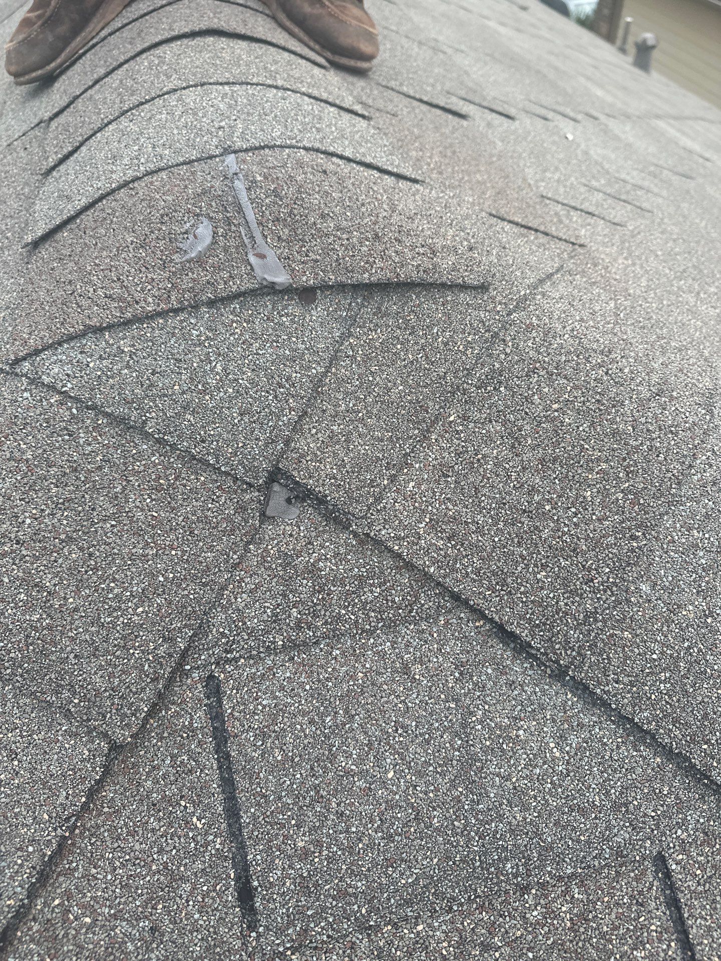 Hail Damage using Owen's Corning Duration (Lifetime) Shingles by Roof Repair Company
