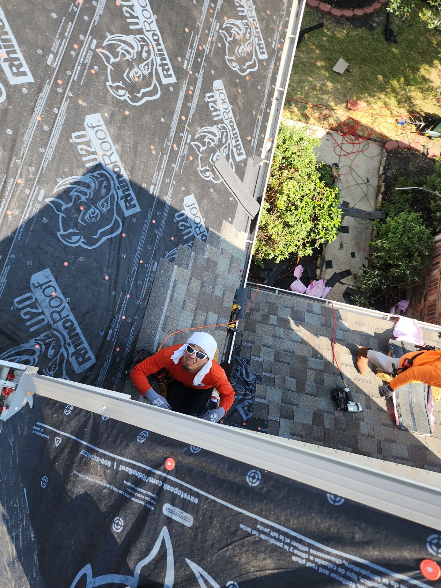 Residential Roofing Installation using Owen's Corning Duration (Lifetime) Shingles by Roof Repair Company