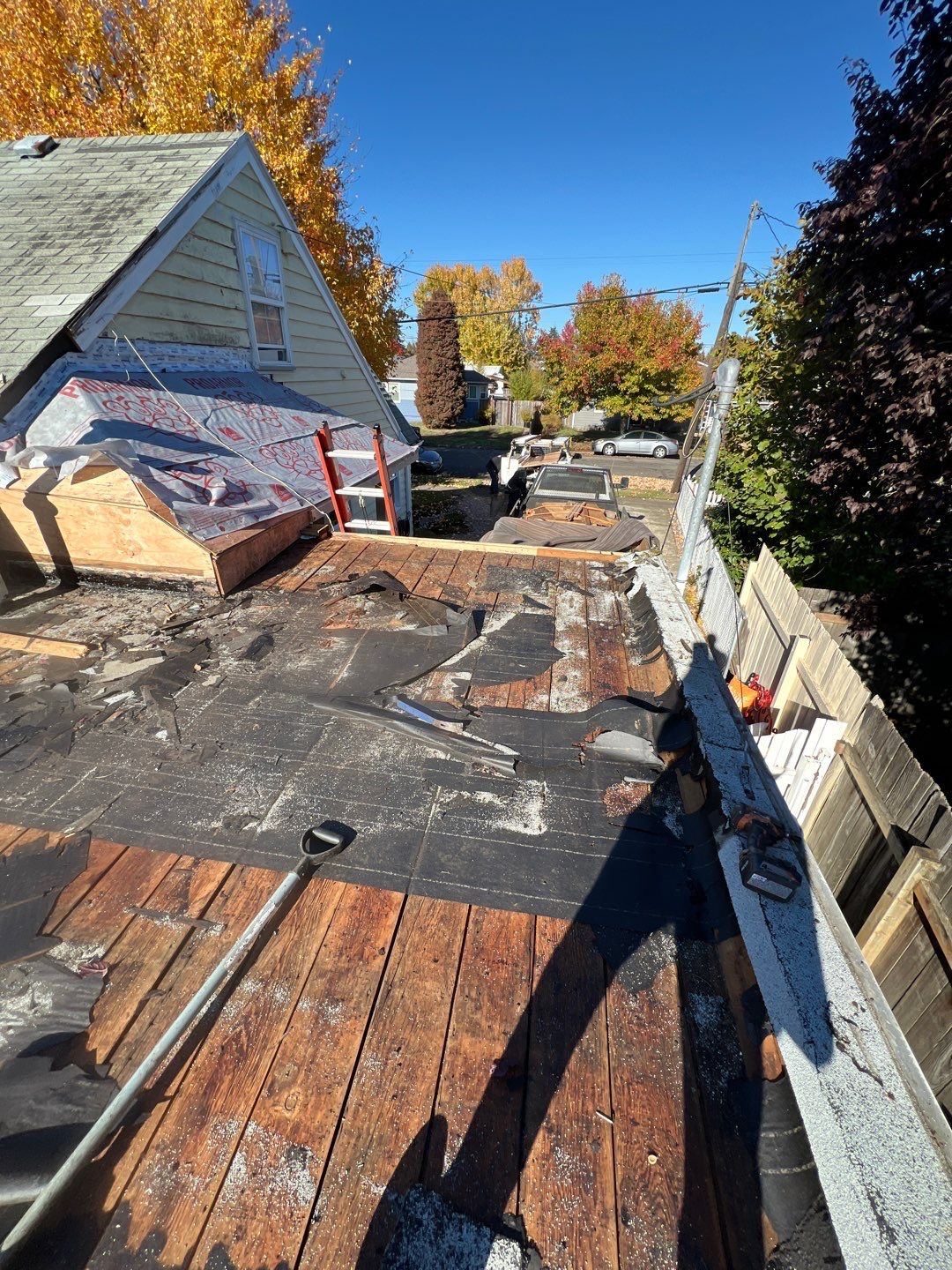 Residential Roof Installation with Added Insulation Barrier  using Malarkey Vista AR Shingles (Color: Storm Grey) by Orezona Building & Roofing Company, Inc.