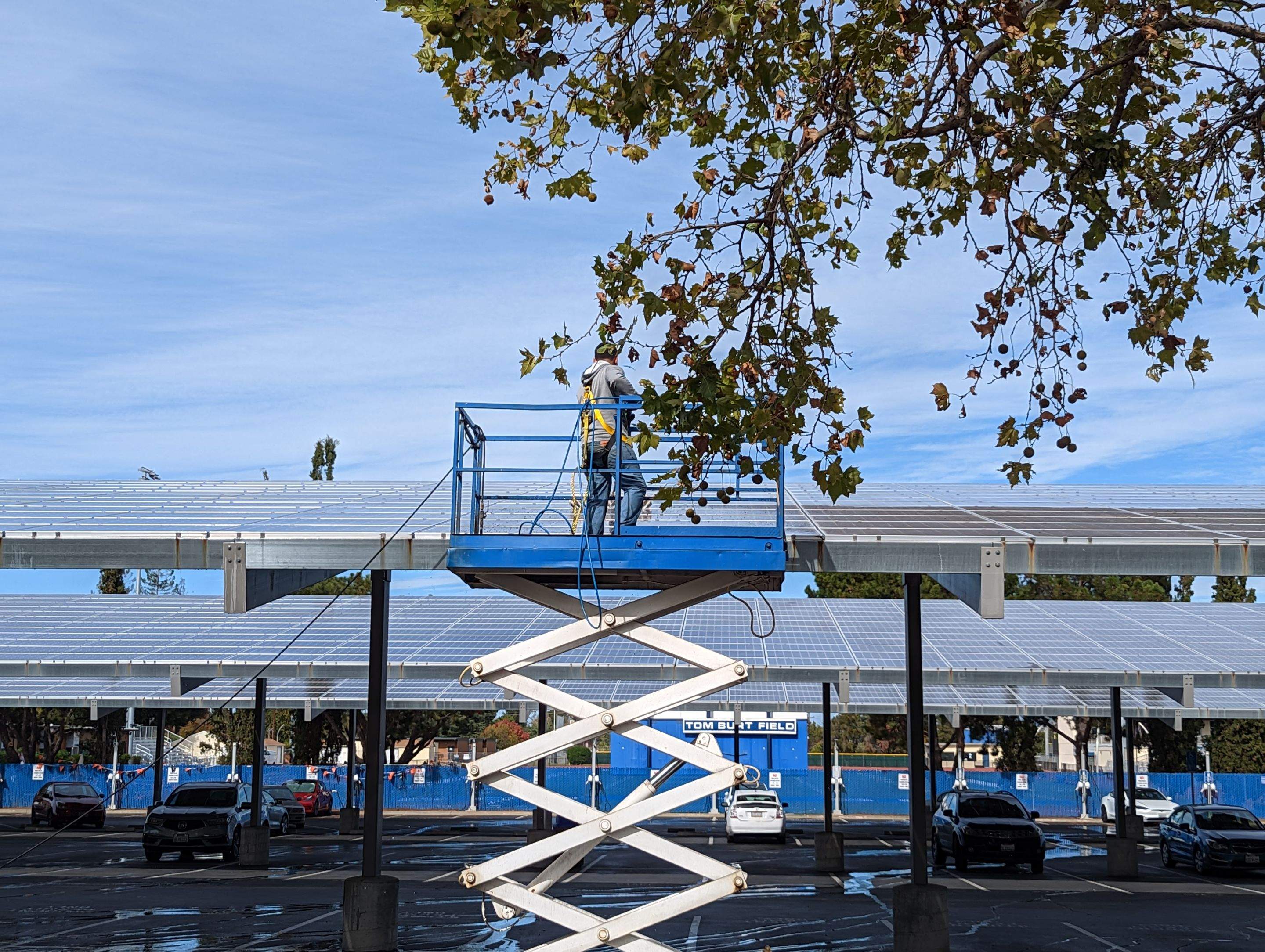 Los Alots Commercial Solar Panel Cleaning by All One Solar Shine