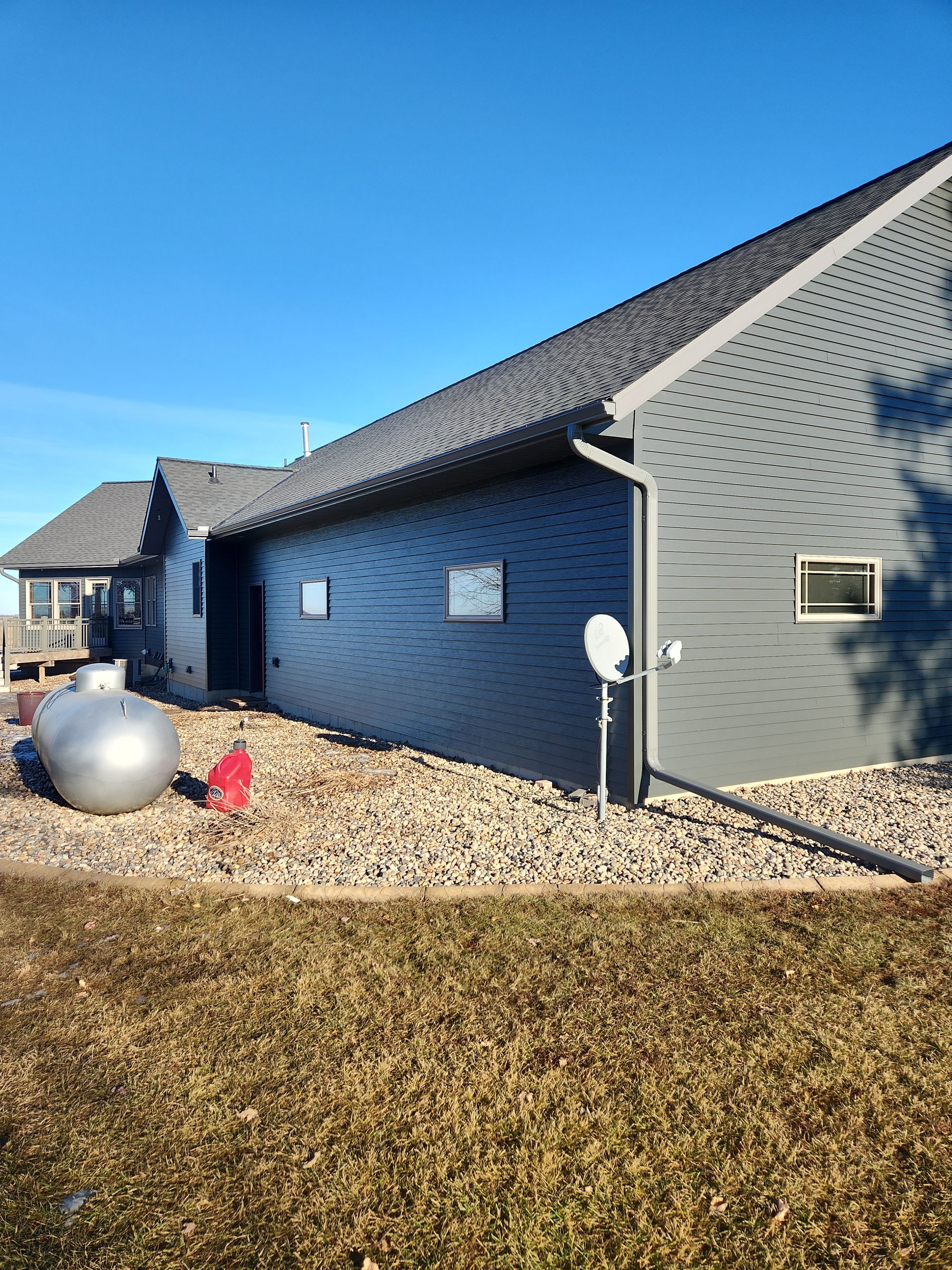 5" Gutters in Dawson by Next Level Seamless Gutters / Exteriors Inc.