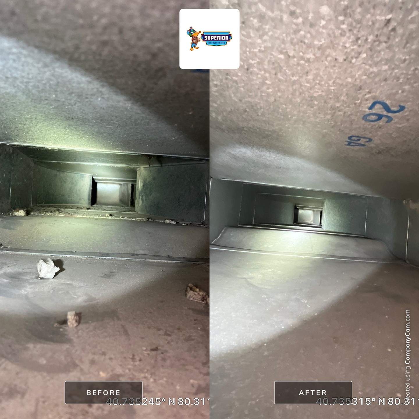Air Duct Cleaning With a Vacuum Truck in New Brighton, PA by Superior Air Duct Cleaning