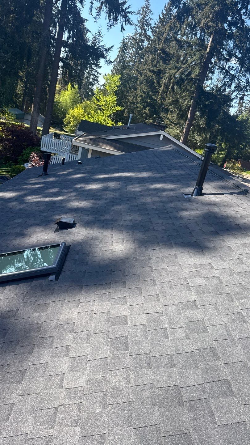 Residential Roofing Installation using GAF UHDZ Shingles by Roofing Formula LLC