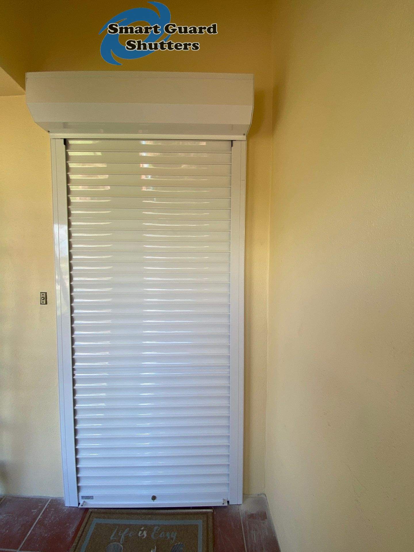 Rolling Shutters in White by Smart Guard Shutters