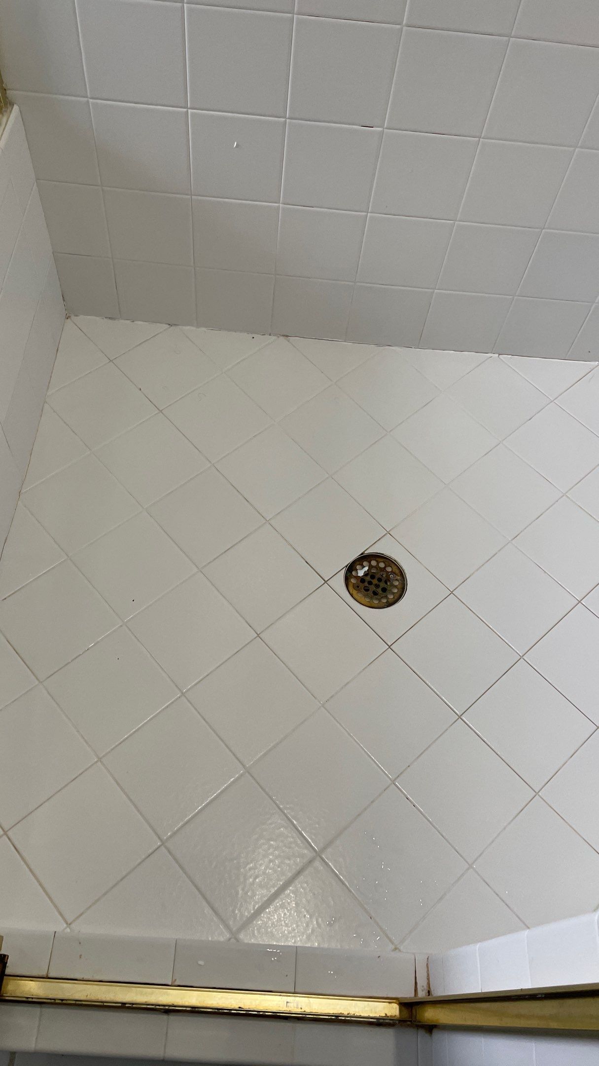 Bathroom Remodel using Schluter by Footprints Floors of Coastal Carolina