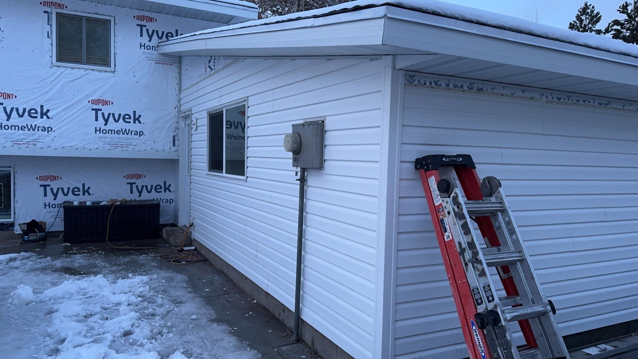 Ogden | Pristine All-White Modernization | Mixed Vinyl & Hardie by Ideal Siding Utah