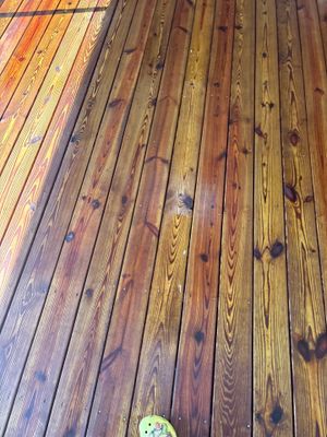 Deck using Wood Sealant