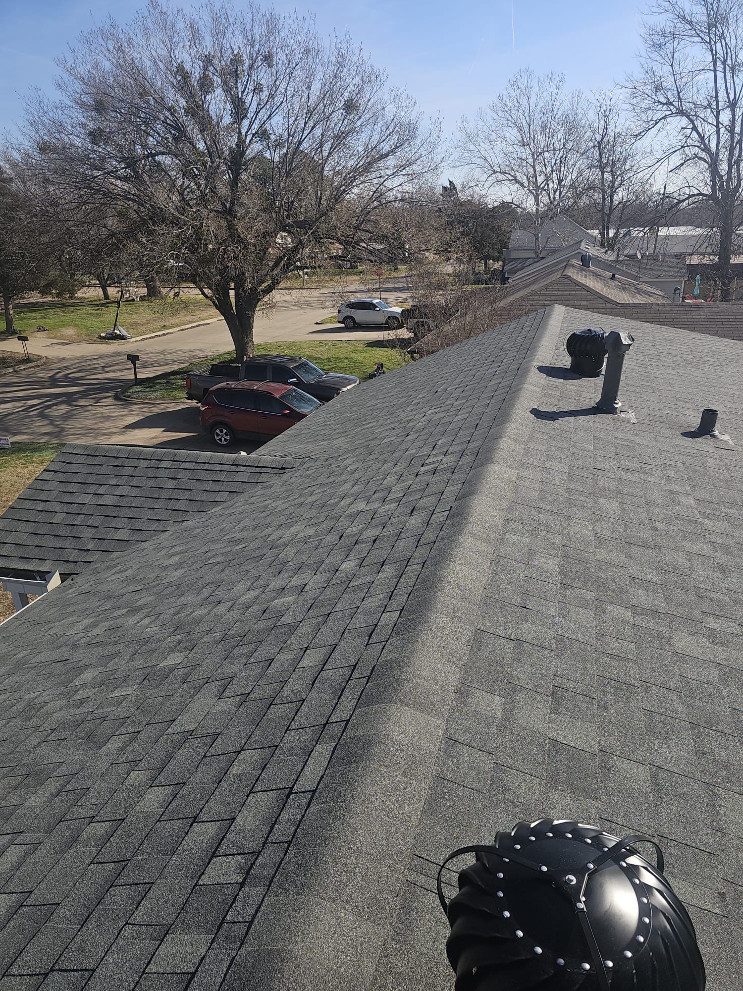 Storm damage restoration project by In & Out Construction & Remodeling, LLC