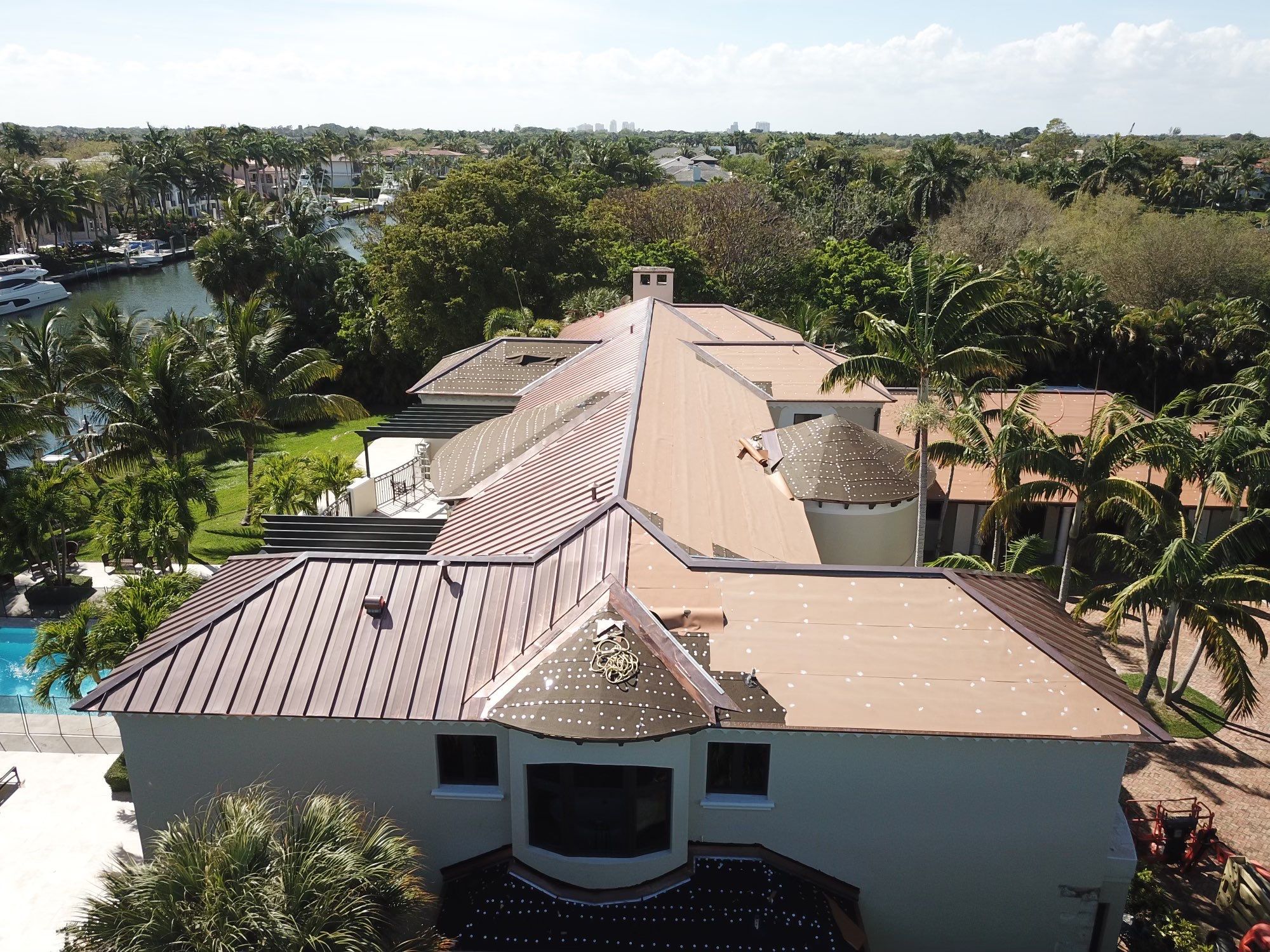 Metal Roof - Copper by Istueta Roofing