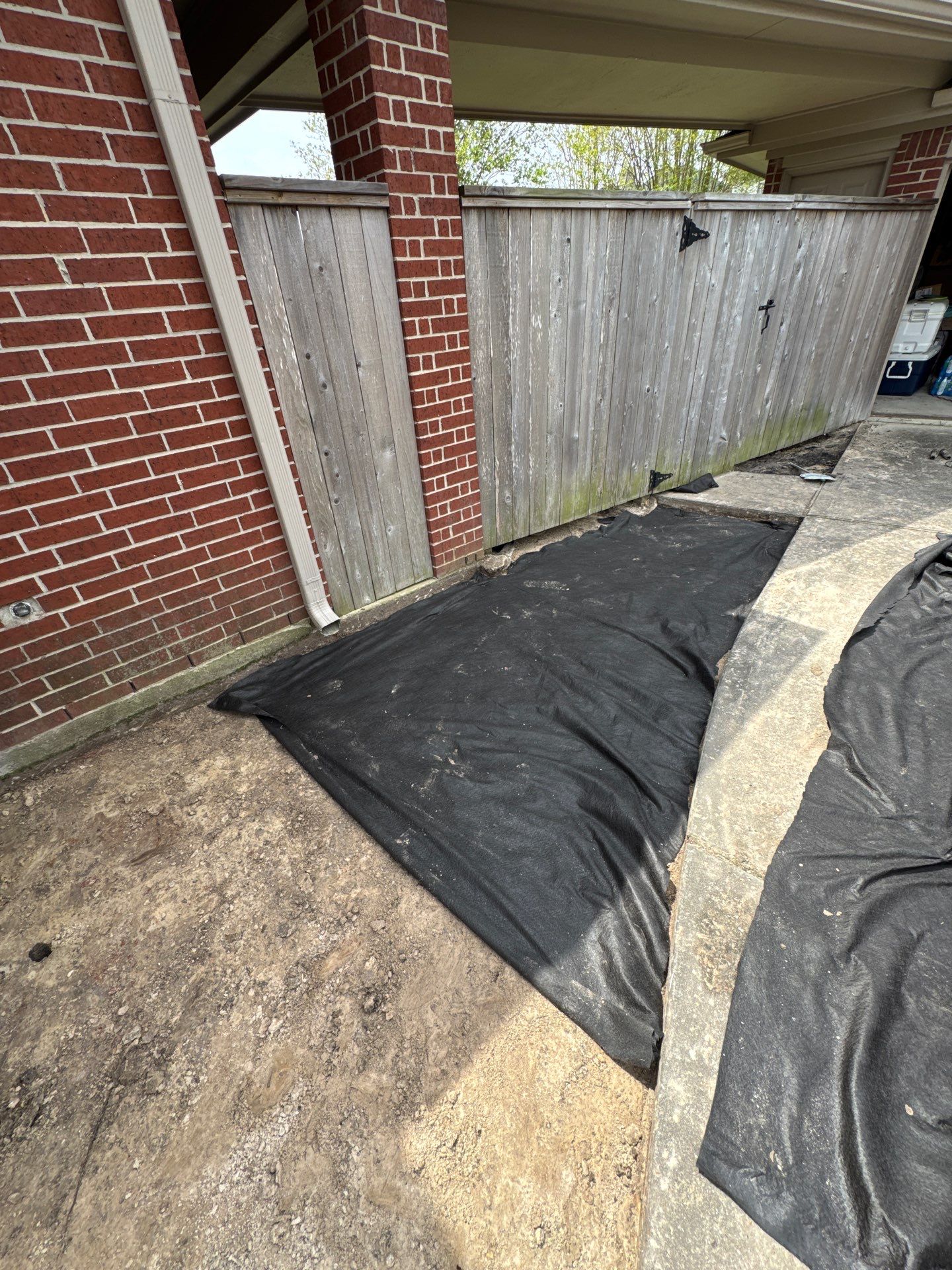 🌟 Steven’s Garage & Backyard Drainage Makeover by Texas Urban Elements