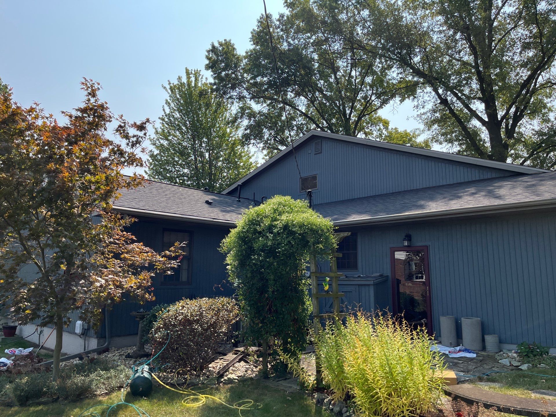 Residential Roofing Installation using GAF Timberline HDZ Charcoal by Nitro Roofing and Construction
