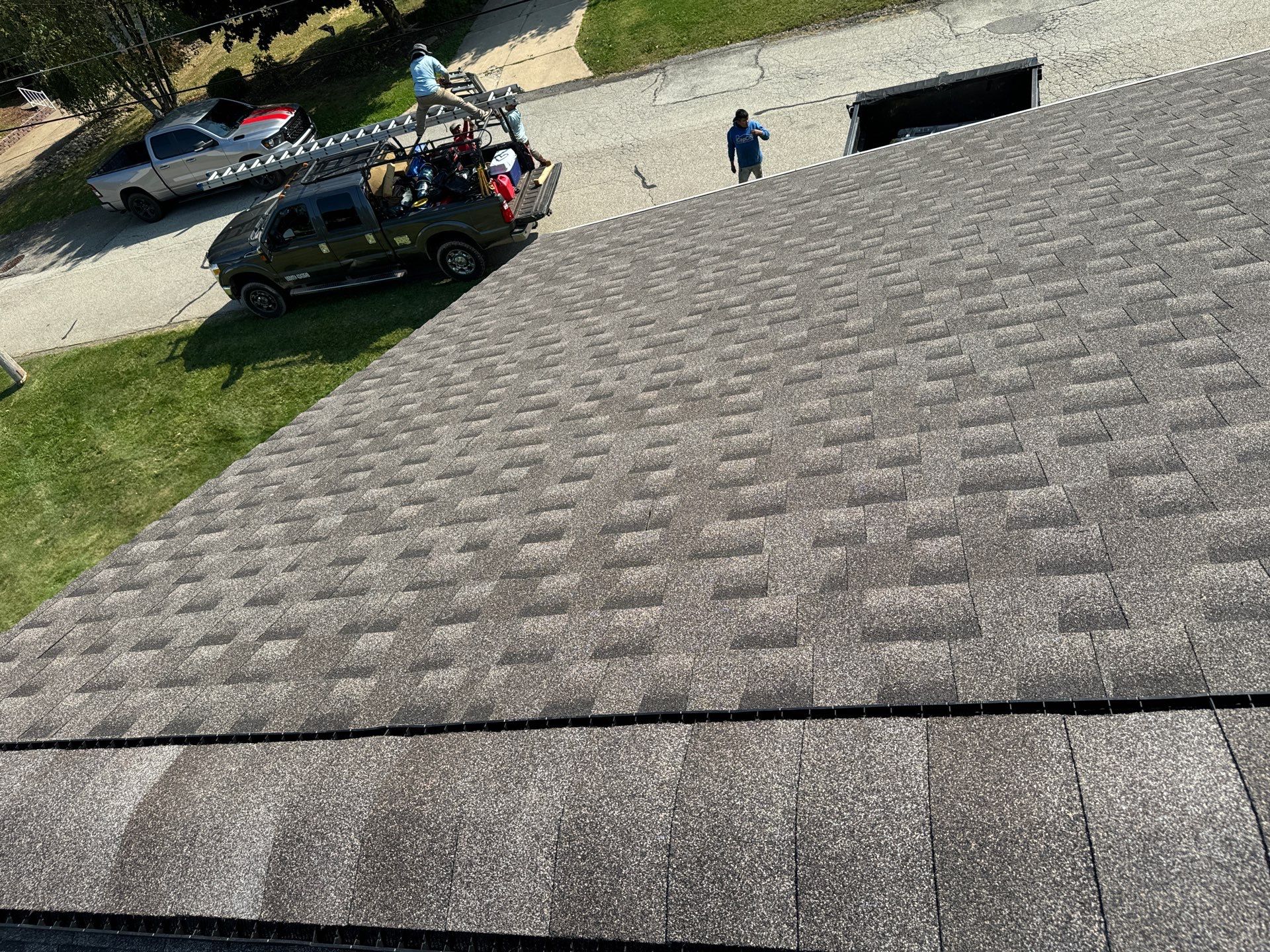 Residential Roofing Installation using GAF HDZ SHINGLES by La Bendicion Contruction Llc