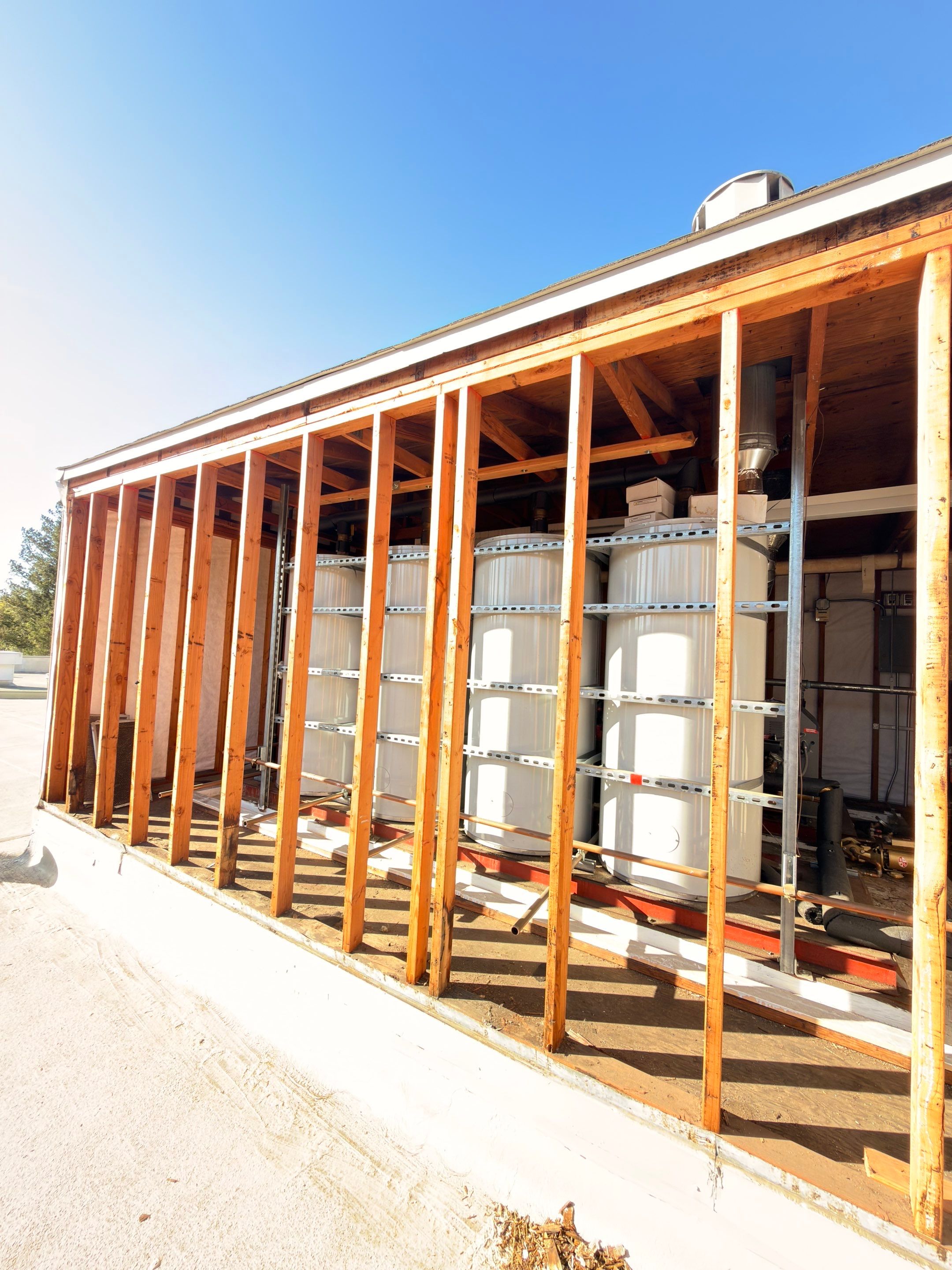 Roof Top Boiler Room and Roofing Repairs by Anza Builders, Inc. 