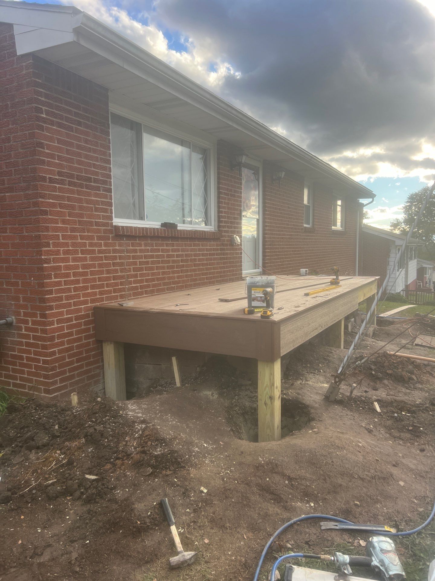 Deck and roof replacement  by Cousins Roofing Siding & Decks