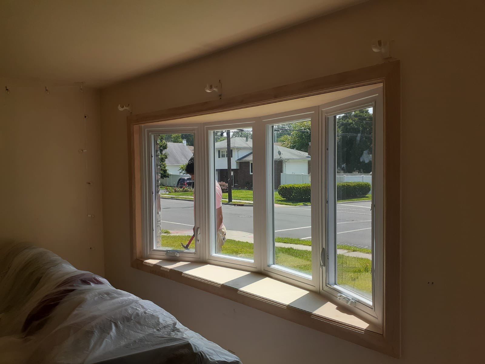 Window Installation using Wood by Home Concepts Construction