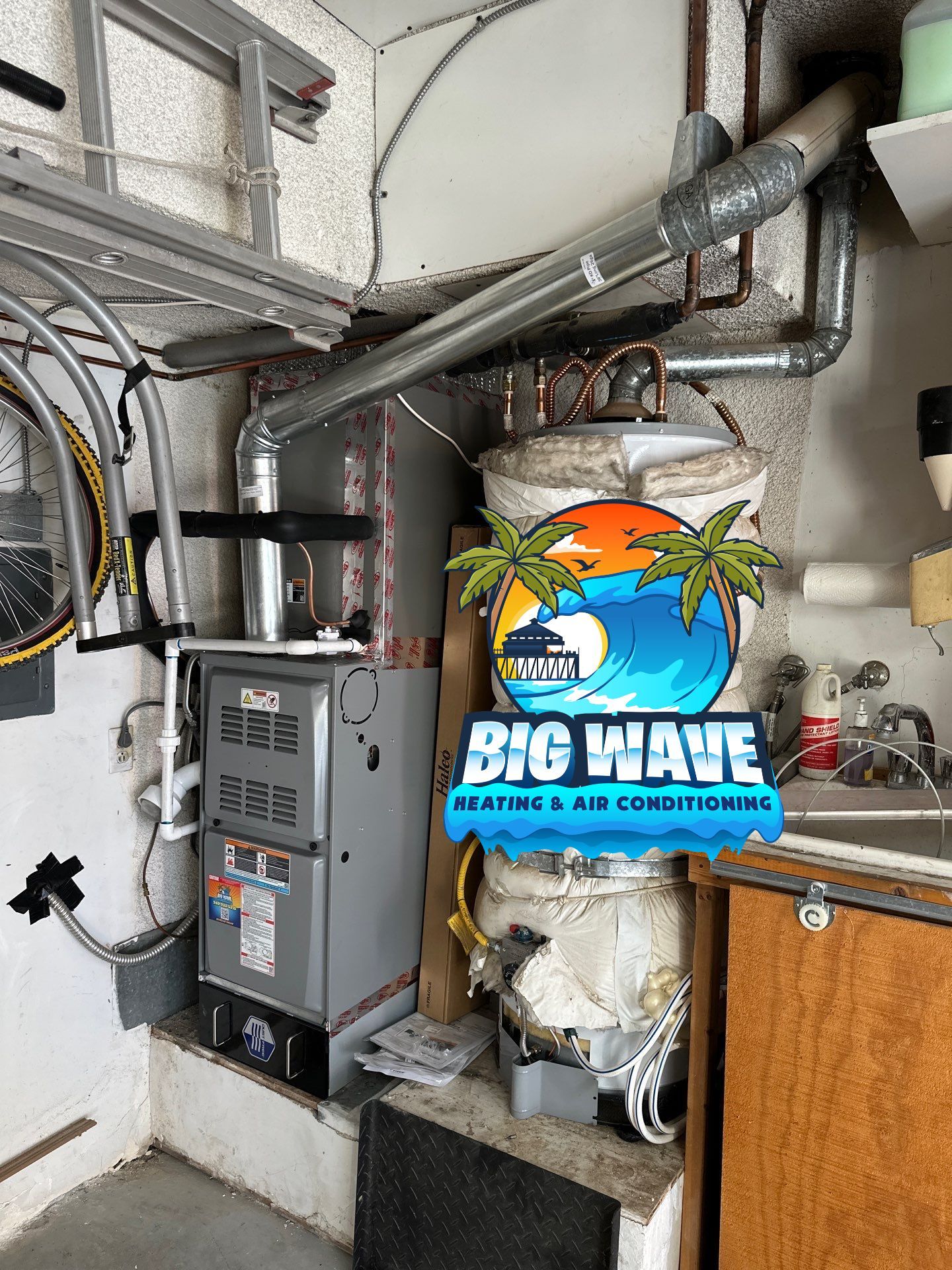 New AC and Heater Install in Los Alamitos by Big Wave Heating & Air Conditioning