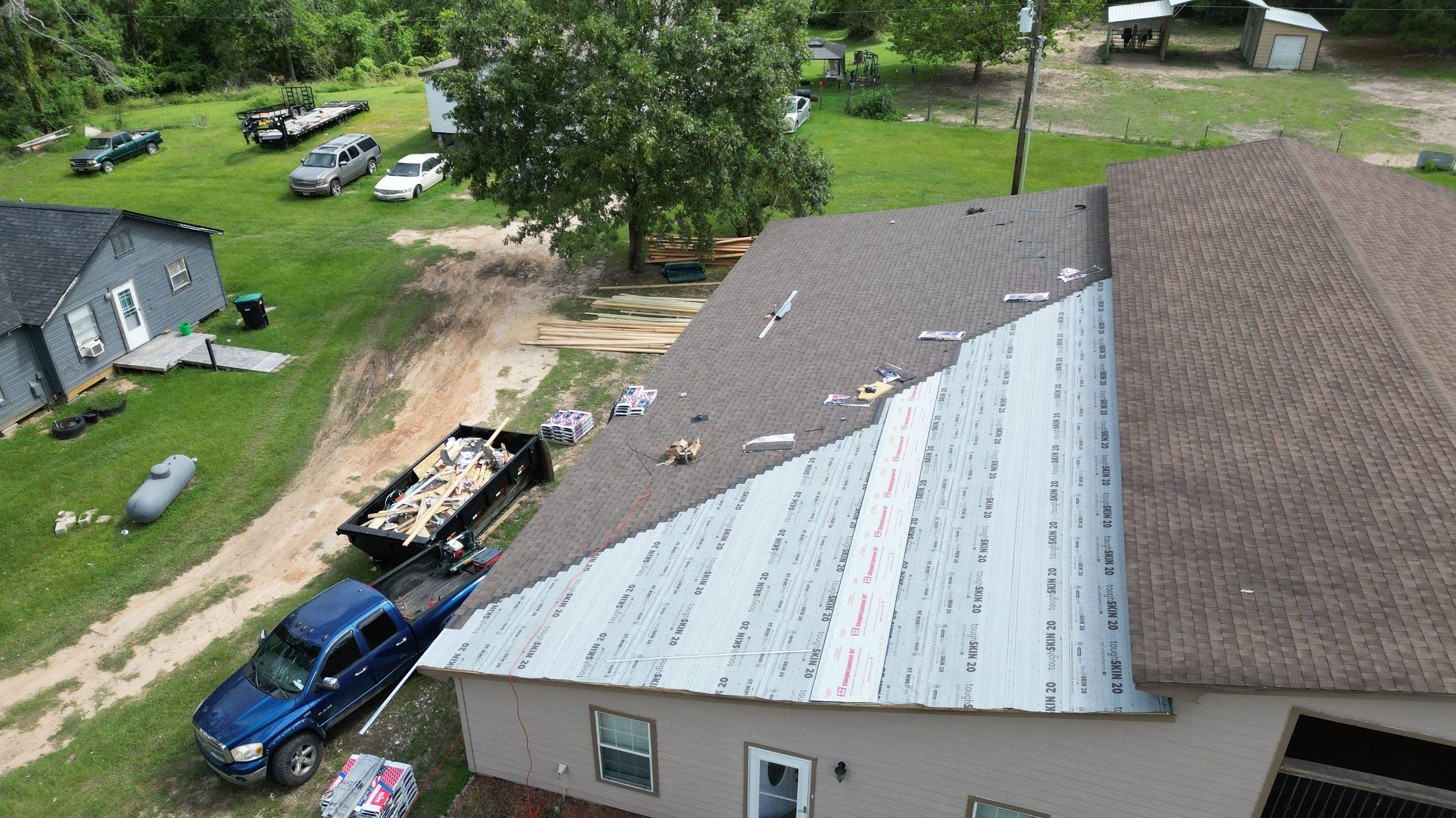 Repair Roof Damages & Interior Damages - Project in Coldspring Texas by Harden Enterprise Services LLC