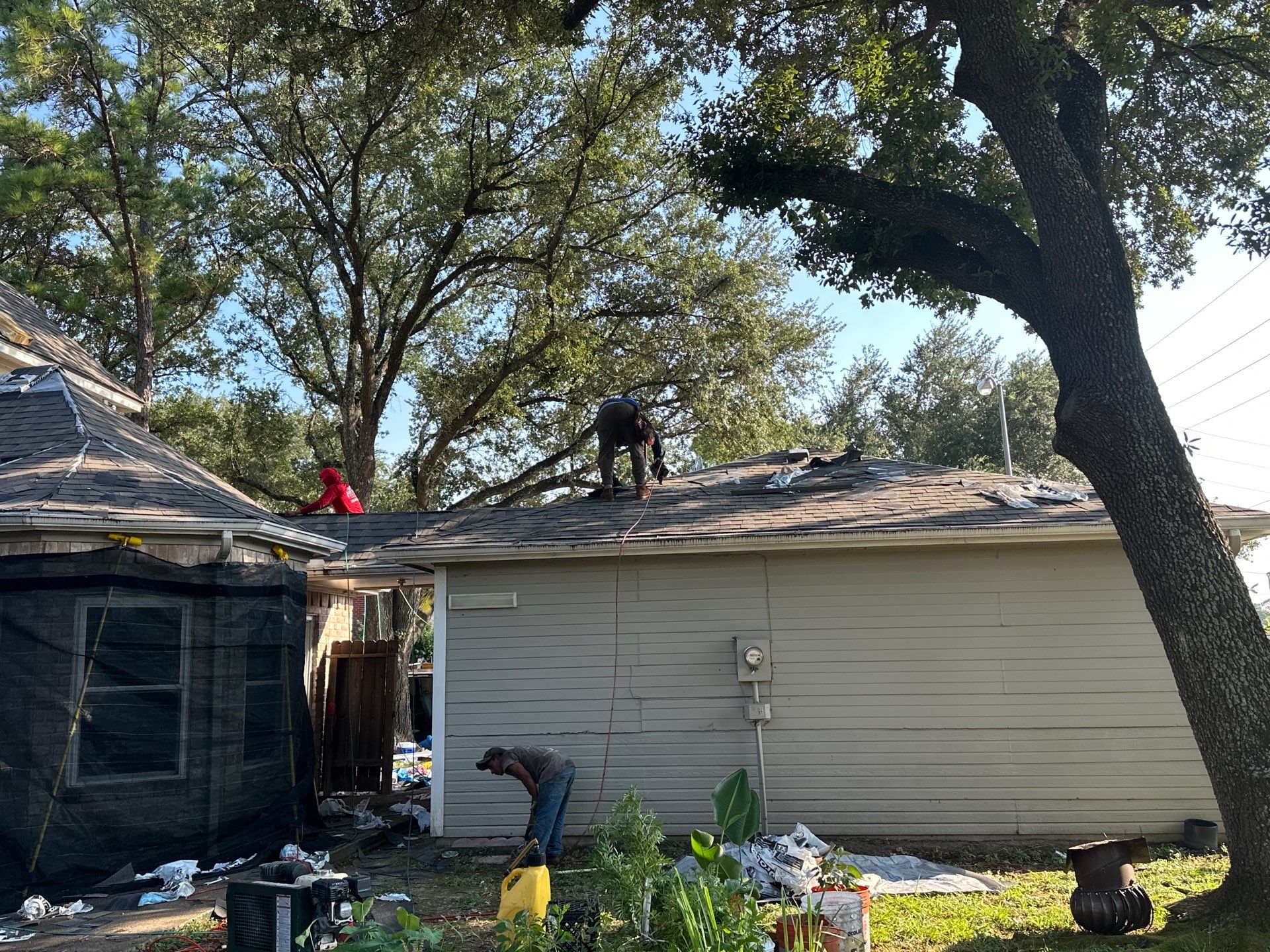 Project in Houston by Motion Roofing