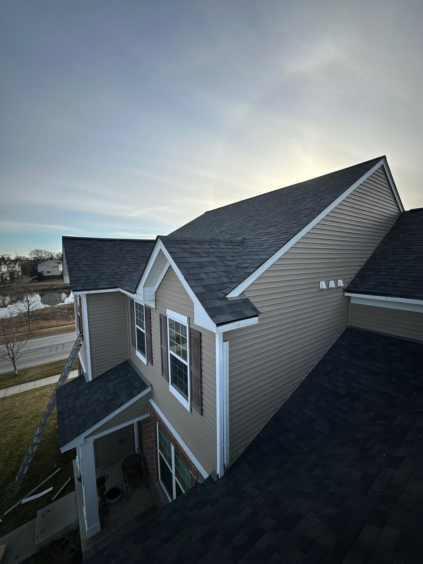Residential Roofing Installation using Malarkey Roofing by Perfect Exteriors Inc. 