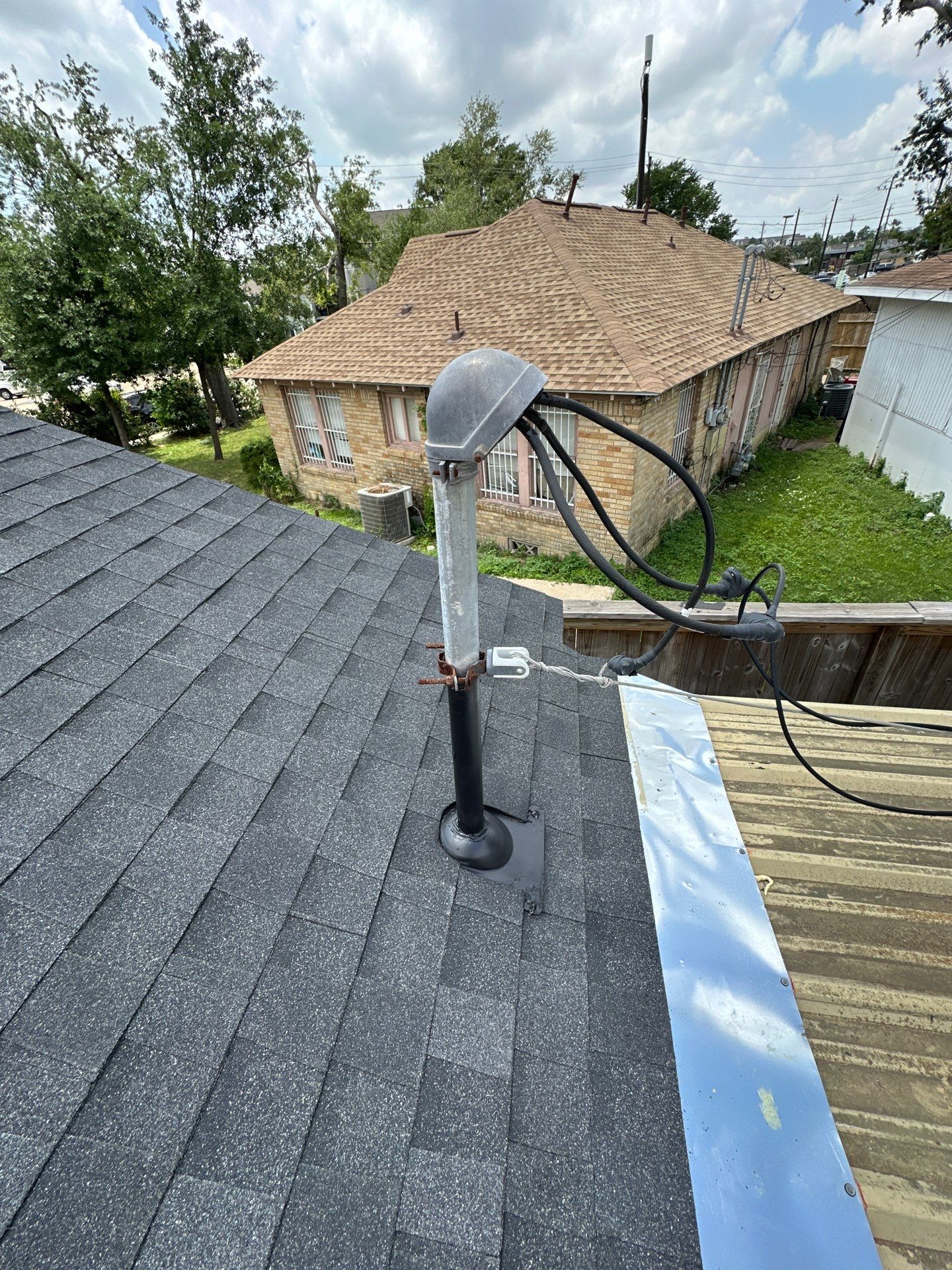 Project in Houston by Motion Roofing