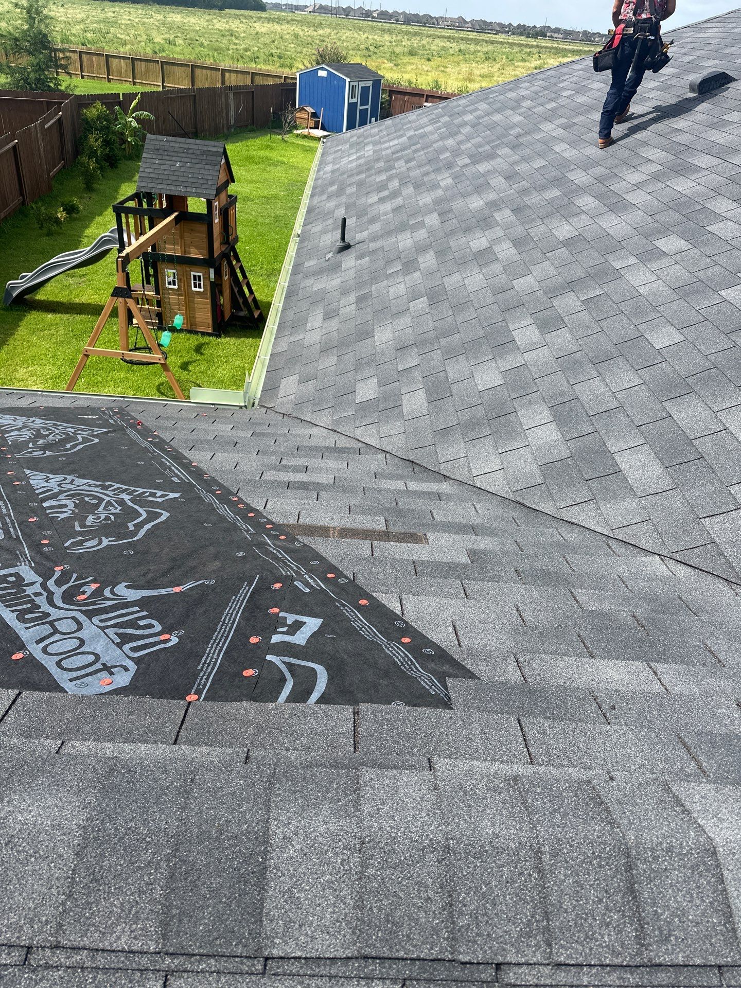 Residential Roofing Repair using Owen's Corning Duration (Lifetime) Shingles by Roof Repair Company