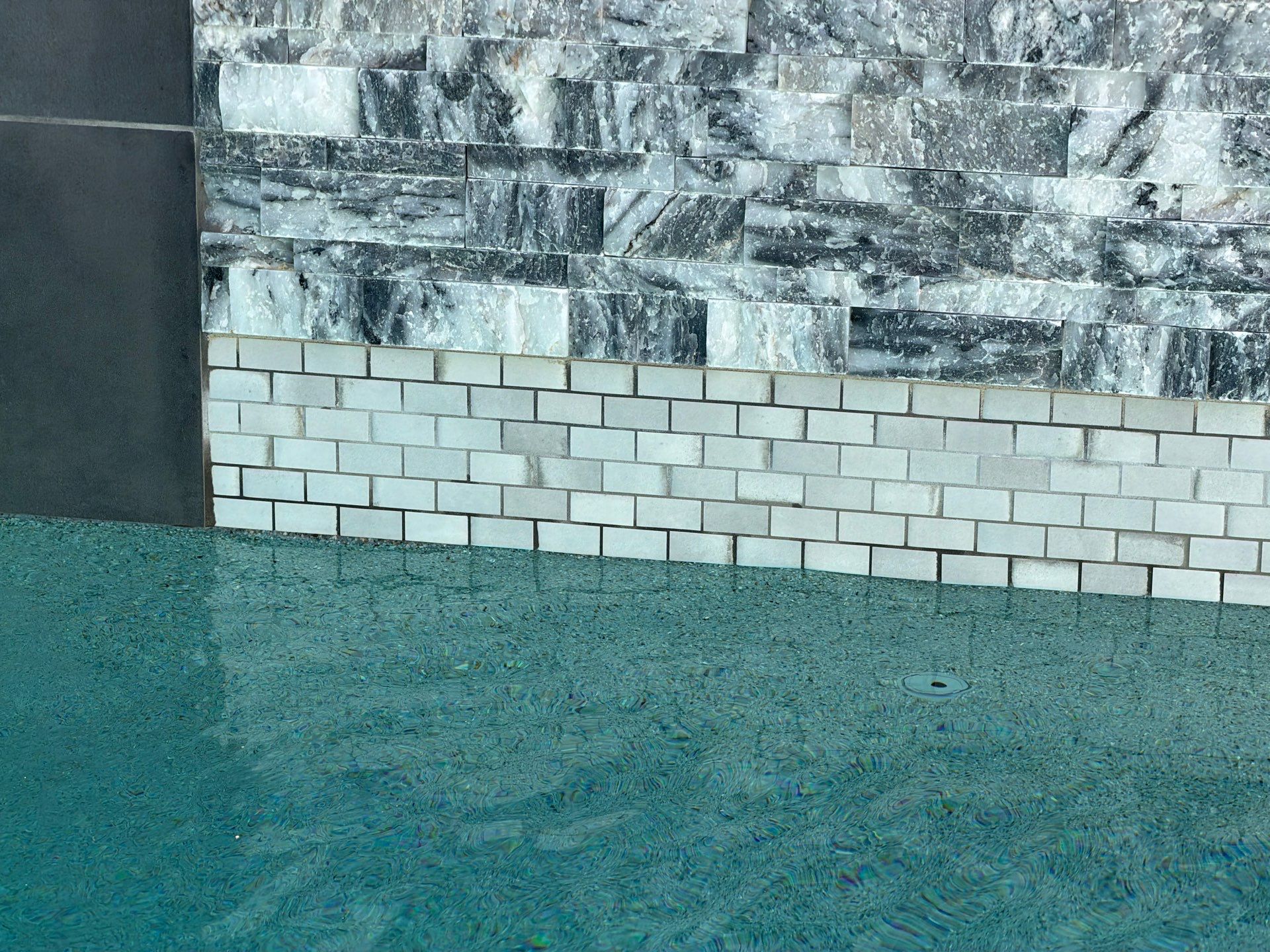 Modern Geometric Plunge Pool with Tanning Ledge by Pinnacle Pools and Spas - DFW