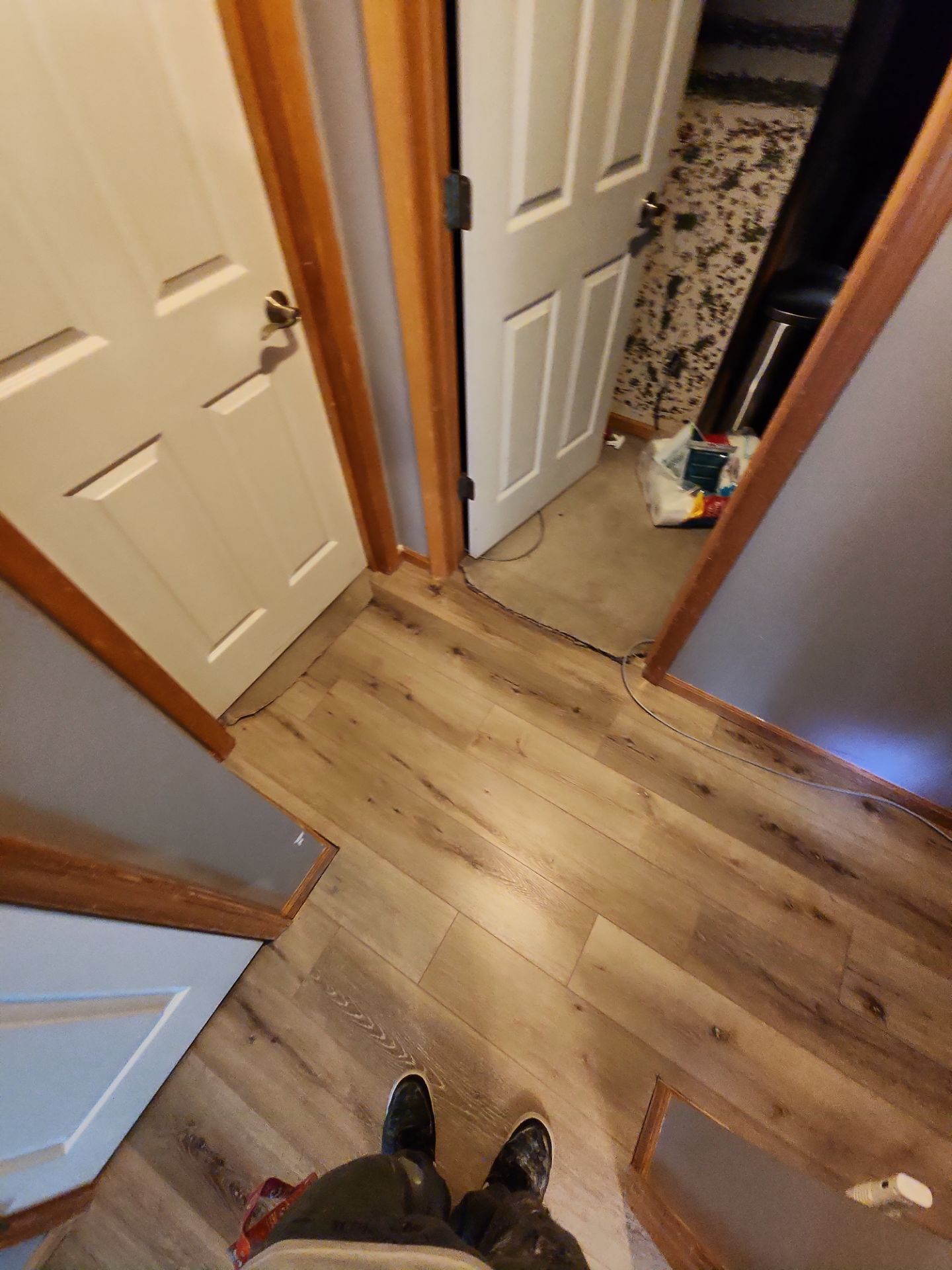 Bathroom Remodel using Luxury Vinyl Plank by The Shower Company