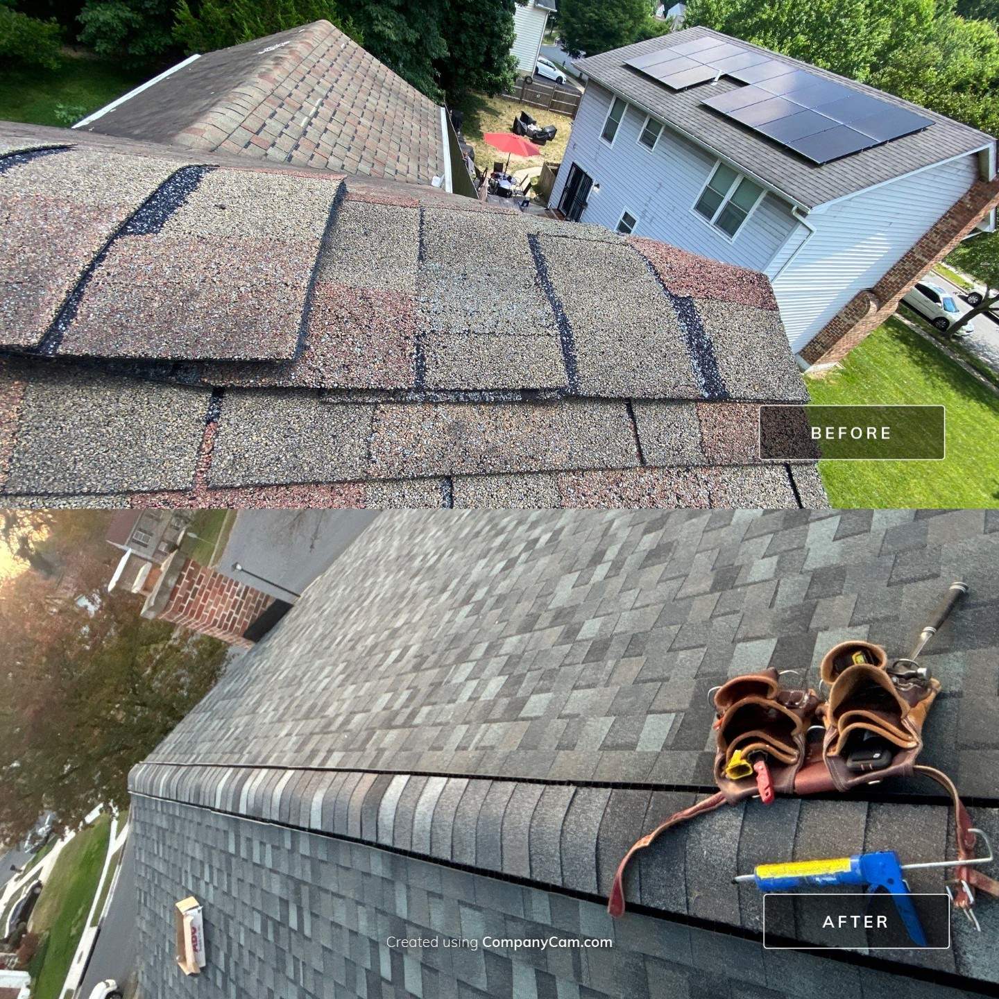 New Roof Install using Tamko Titan- Thunderstorm Grey in Upper Marlboro, MD  by Storm Ready Exteriors