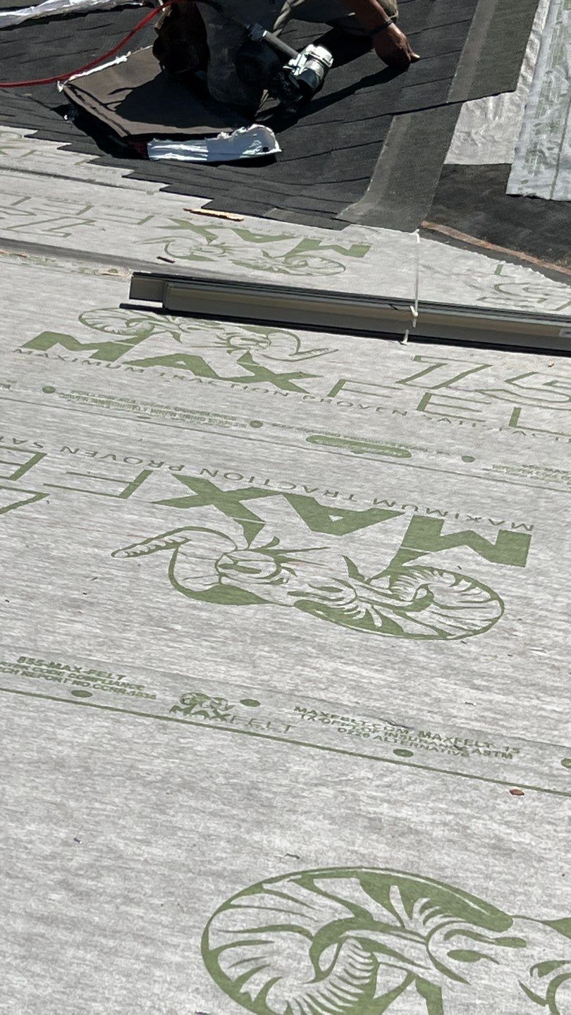 Residential Roofing Installation using GAF Natural Shadow  by A & H Roofing and Contracting