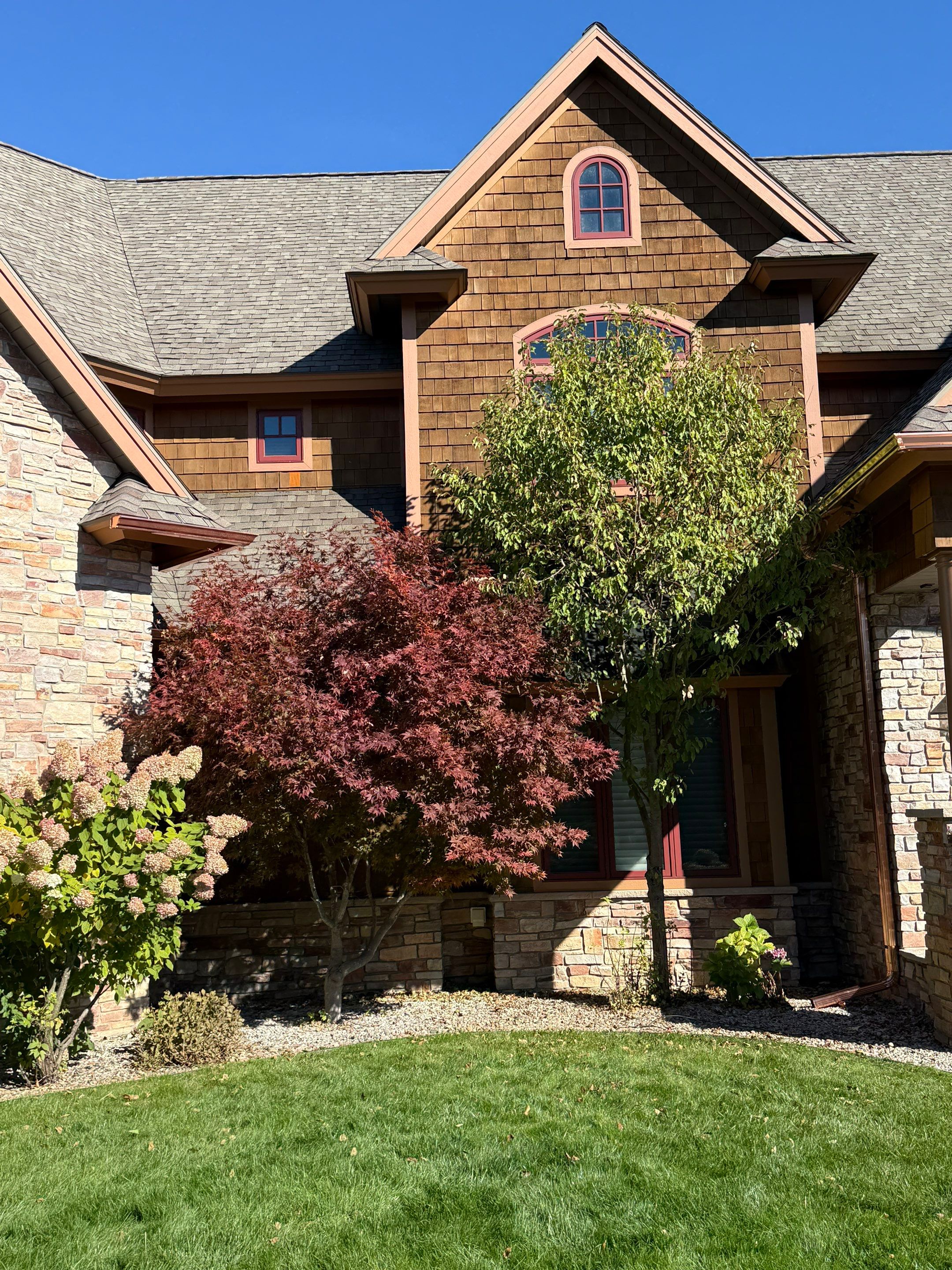 Custom Copper Gutter and Metal Downspout Installation in Williamsburg by Rainbow Seamless Systems