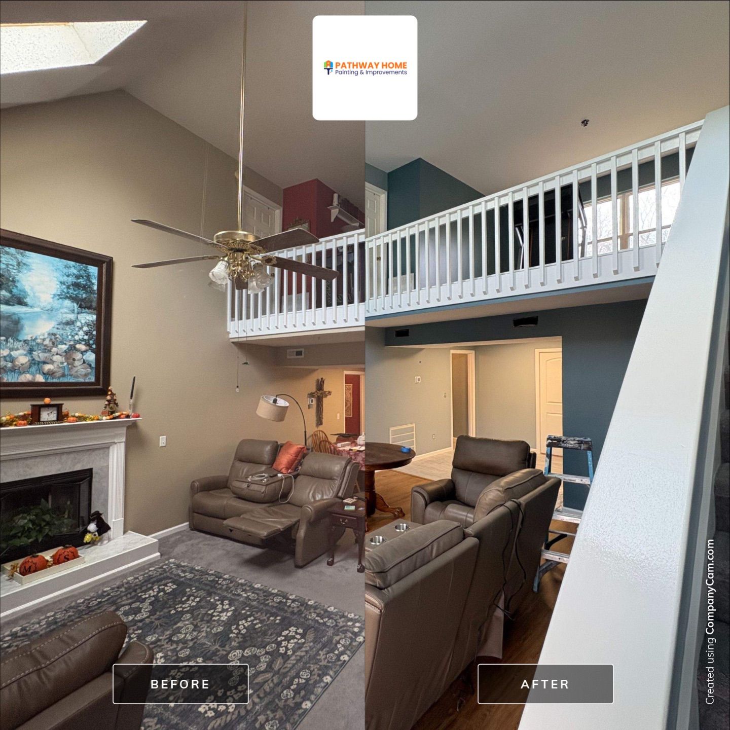 North Charleston Interior Modernization by Pathway Home Painting & Improvements