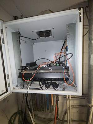 Structured cabling installation by CimaSolutions