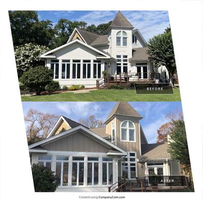 Siding Installation using JH Panel Smooth
