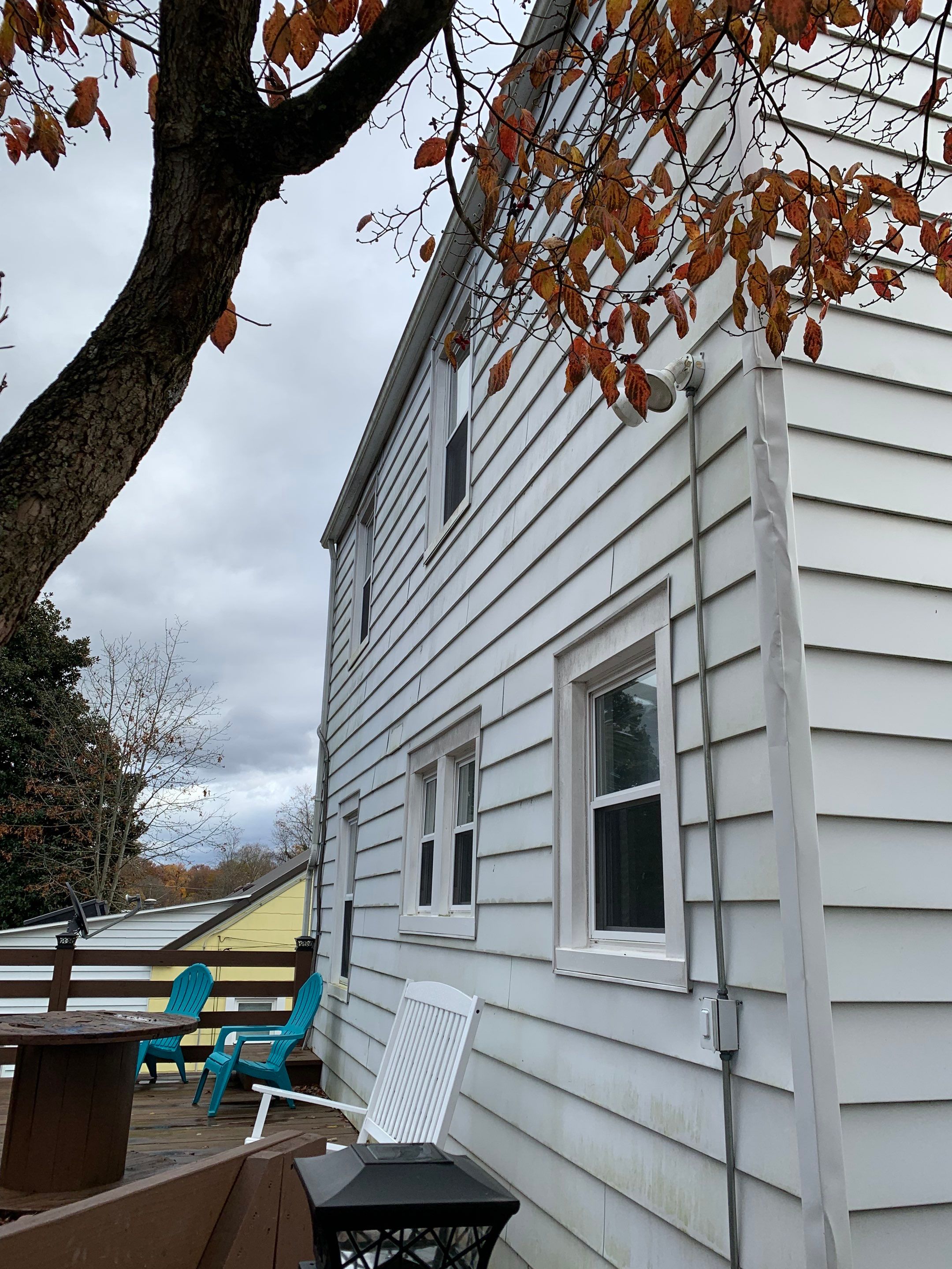 Siding Installation using Exterior Portfolio Portsmouth Vinyl Cedar Shakes by Secure Construction Company Inc
