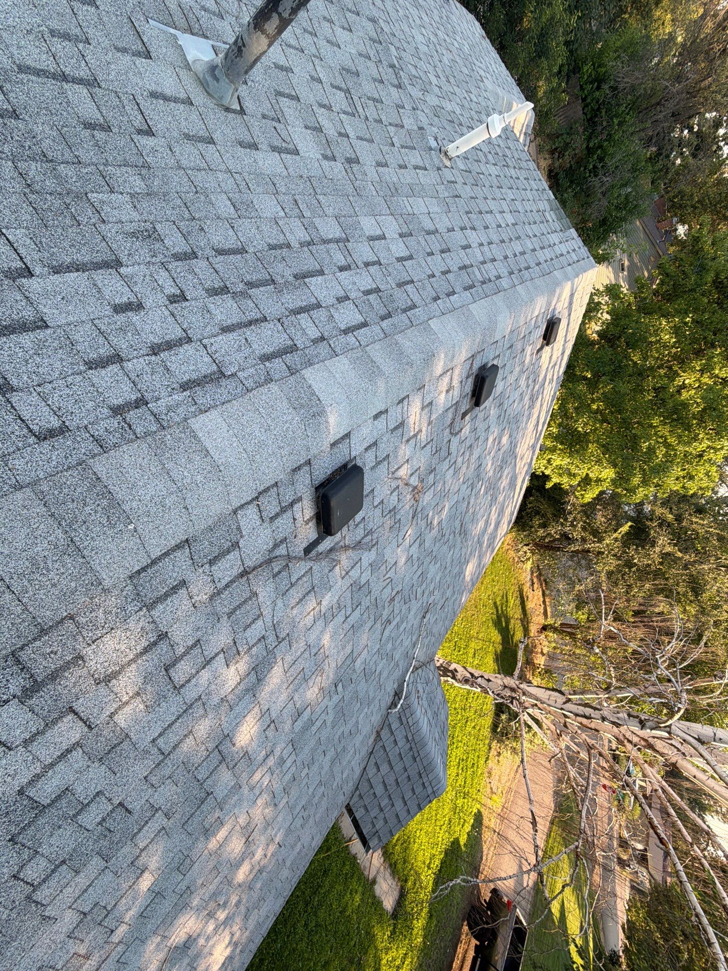 Parma Residential Roof Replacement with Gray Architectural Shingles by Olive Roofing