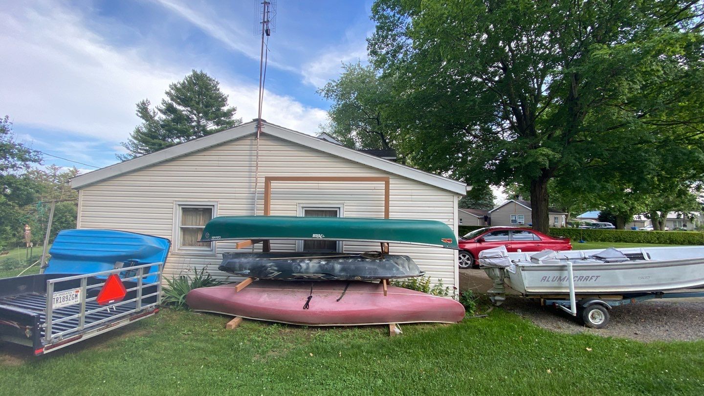 Metal Slate Shingle Roof Replacement After Hail Damage in Columbia City, Indiana by 4Ever Metal Roofing