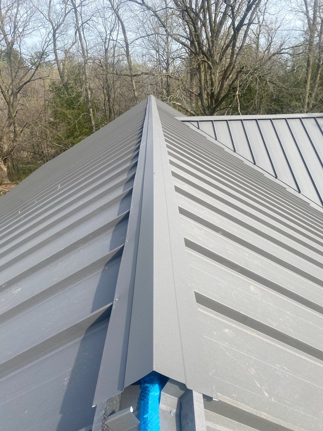 New Roof Installation using 16" Standing Seam Panels by Jay Carter Roofing & Sheet Metal