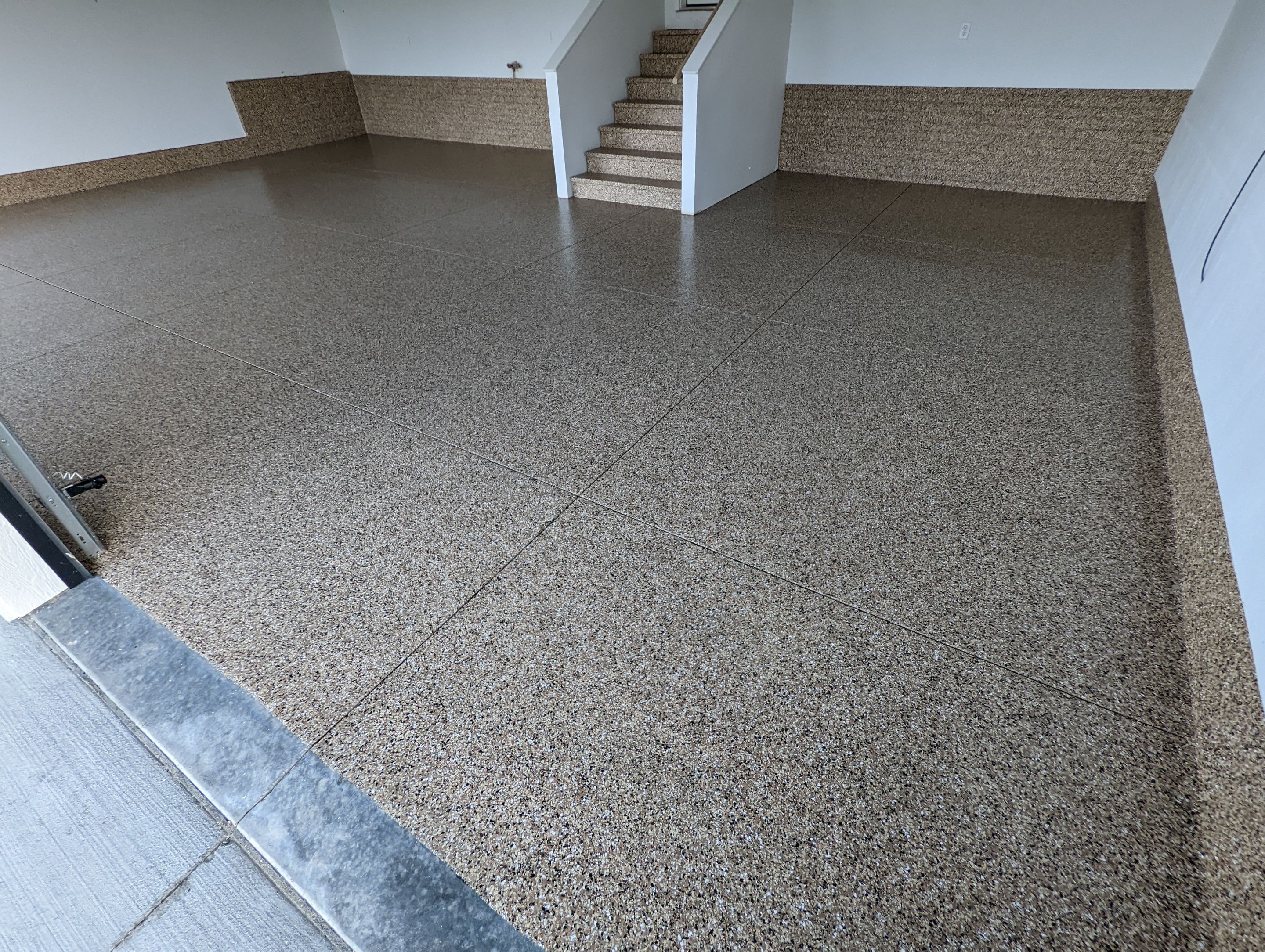 Garage using Sandstone by Select Painting, Coatings & Garage Cabinets