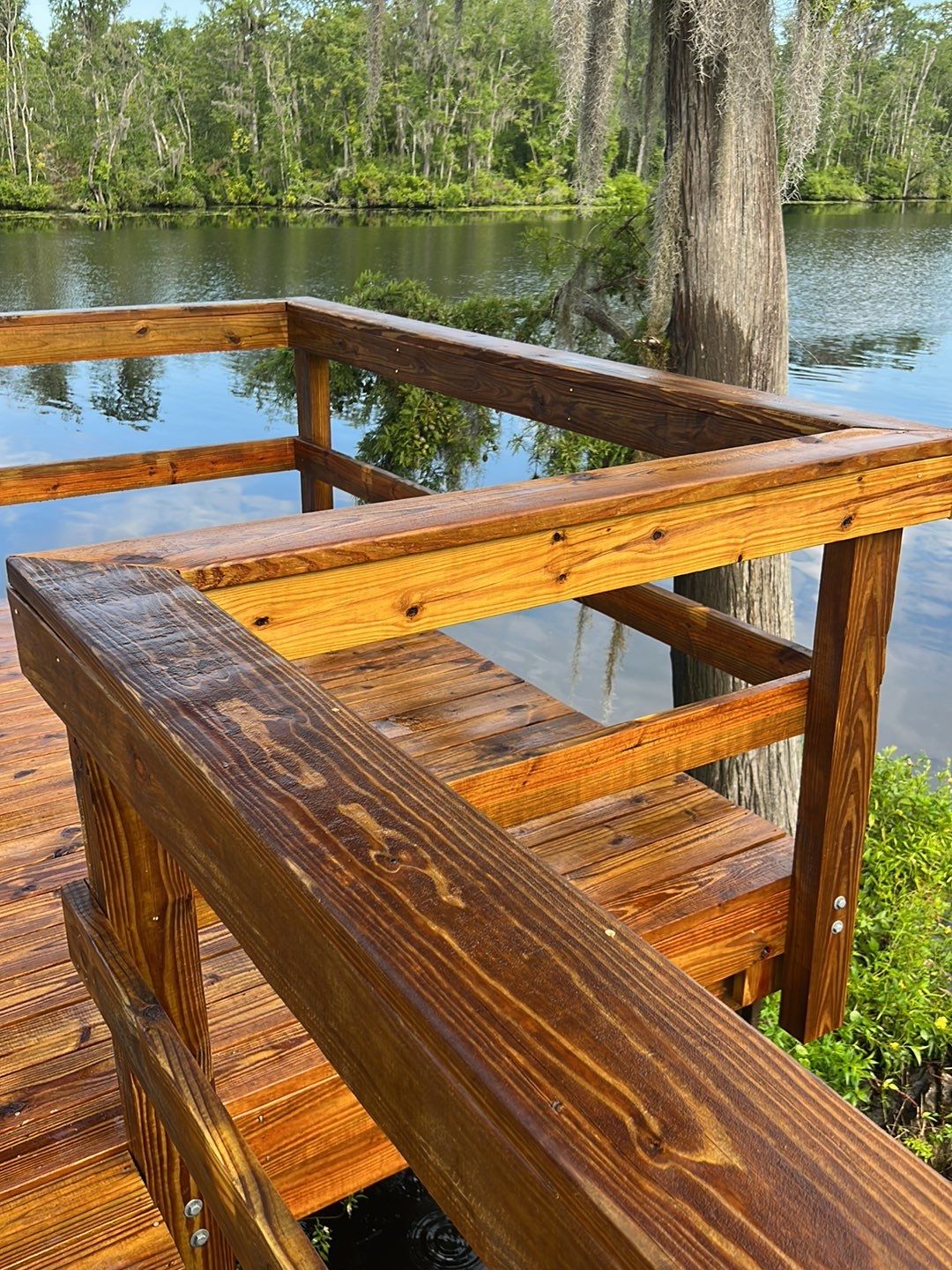 Dock using Wood Sealant by DuraSeal