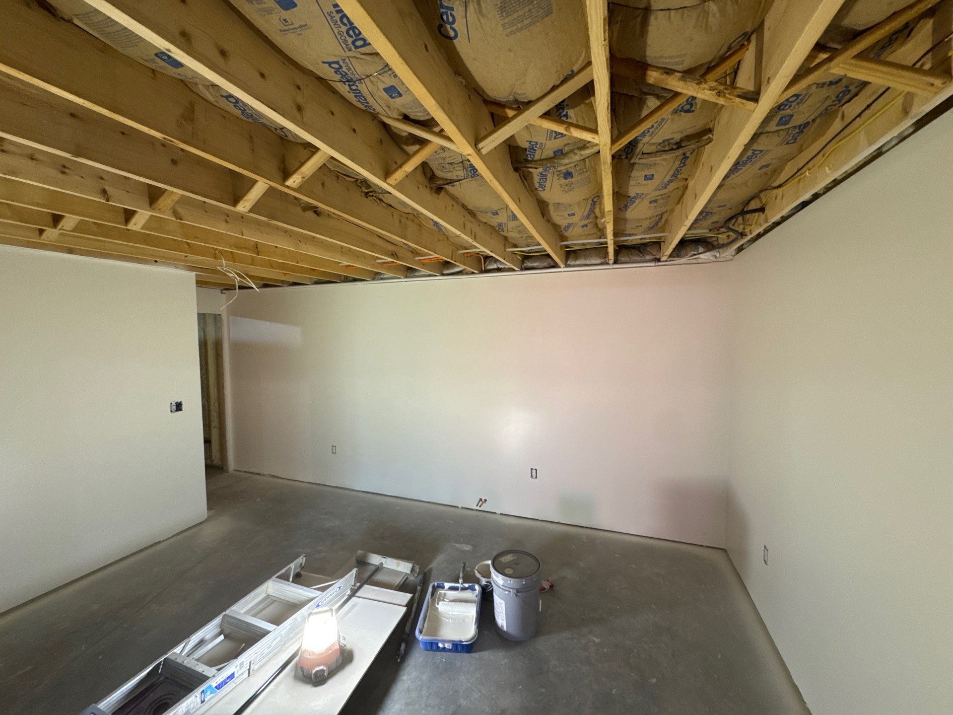 Basement Remodel by Big Pine Panting Inc