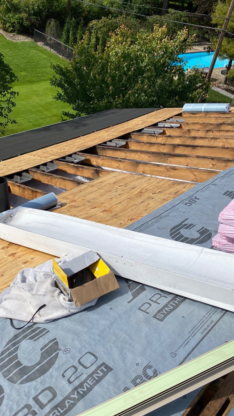 Residential Roofing Installation using Owens Corning Duration Driftwood by Absolute Roofing and Construction
