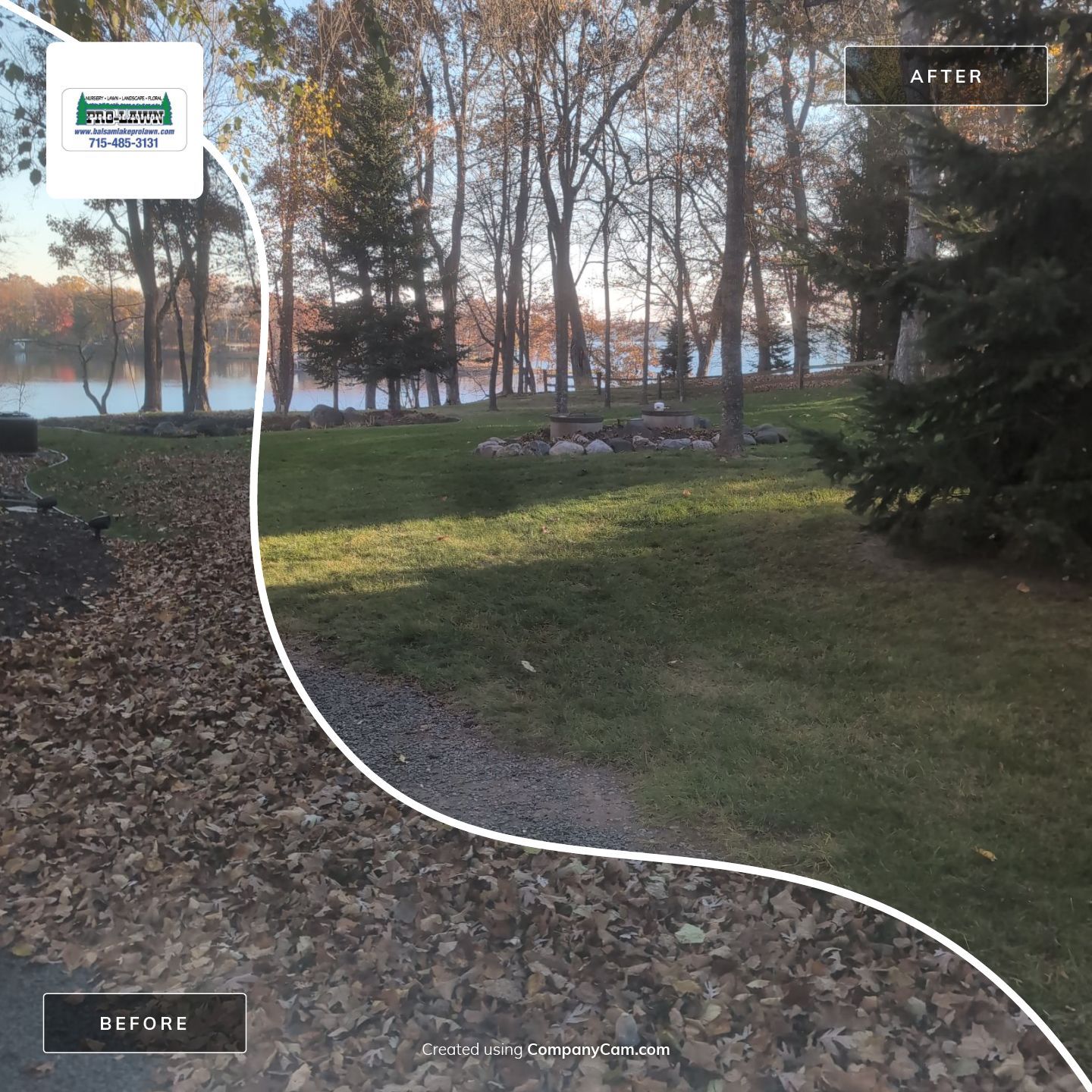 Fall Cleanup by Balsam Lake Pro Lawn