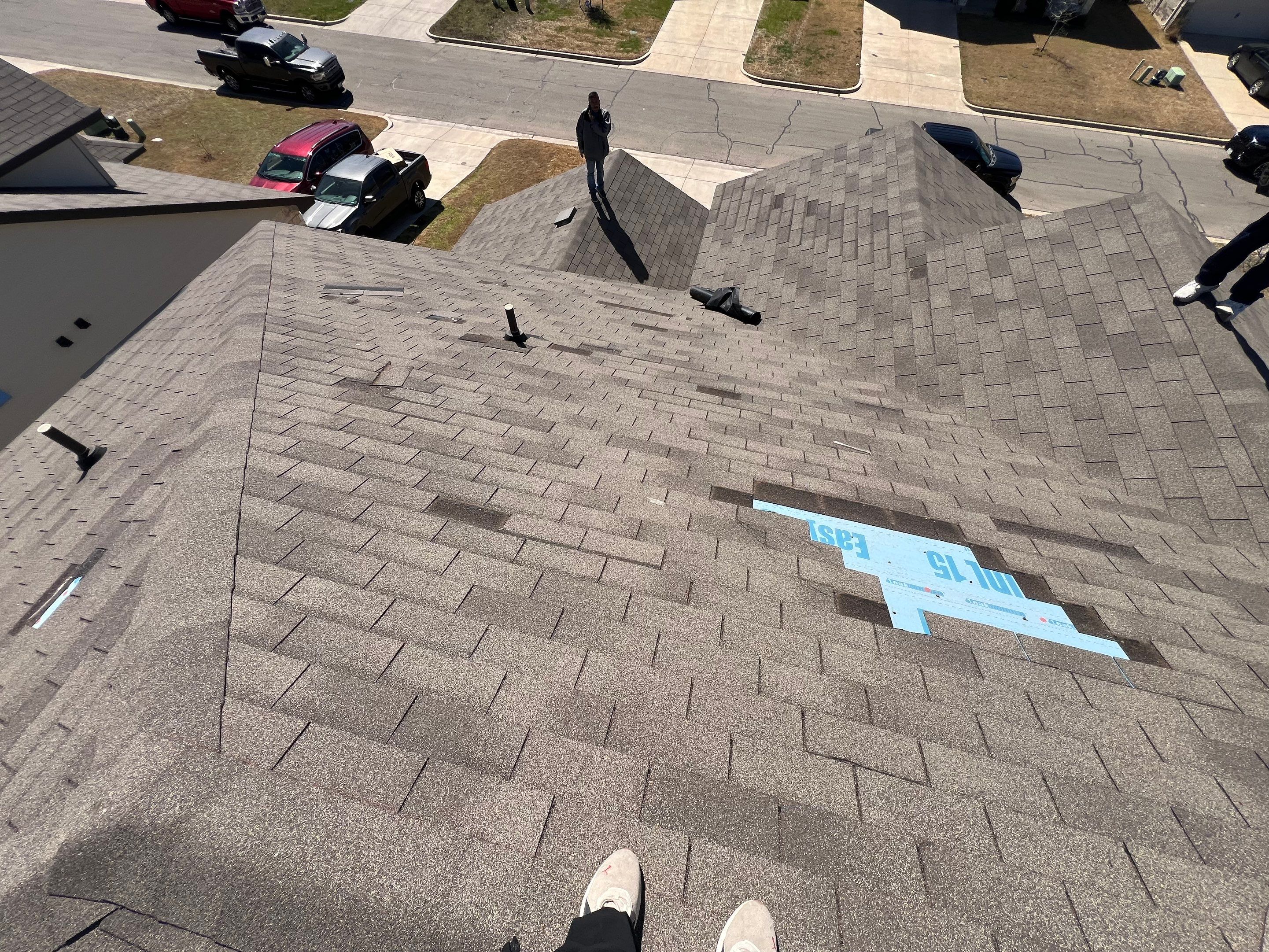 Residential Roofing Installation using IKO Dynasty Class 3 Impact Resistant 30YR Architectural Shingles. Color: Driftshake by WR Roofing Solutions