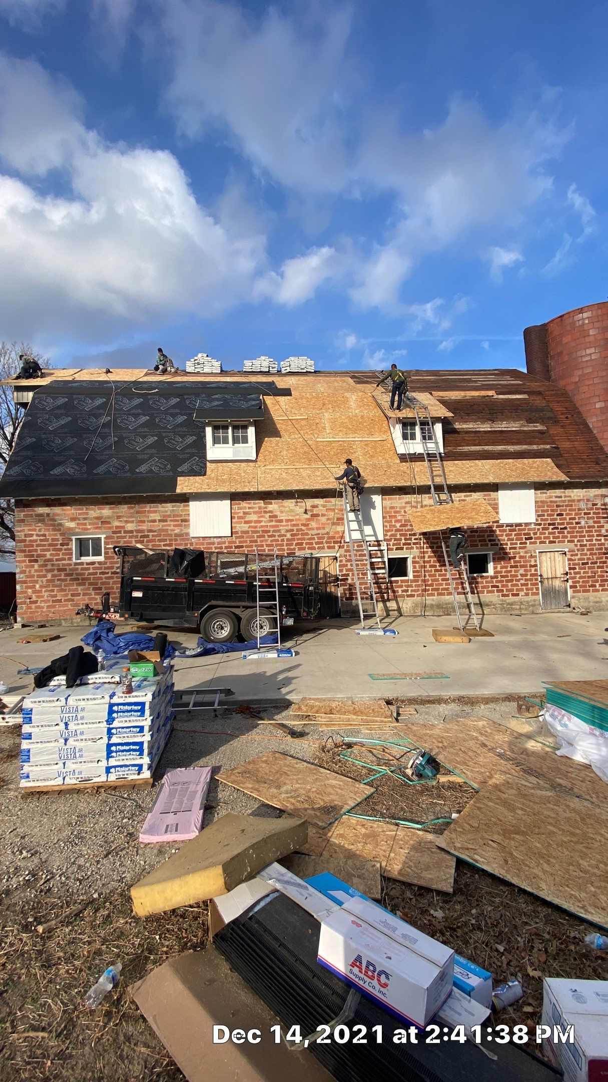 Roof Replacement with upgraded needed exhaust ventilation using Malarkey Vista Class III Impact Resistant Shingles in Black Oak color by Gorilla Exteriors Contracting, LLC