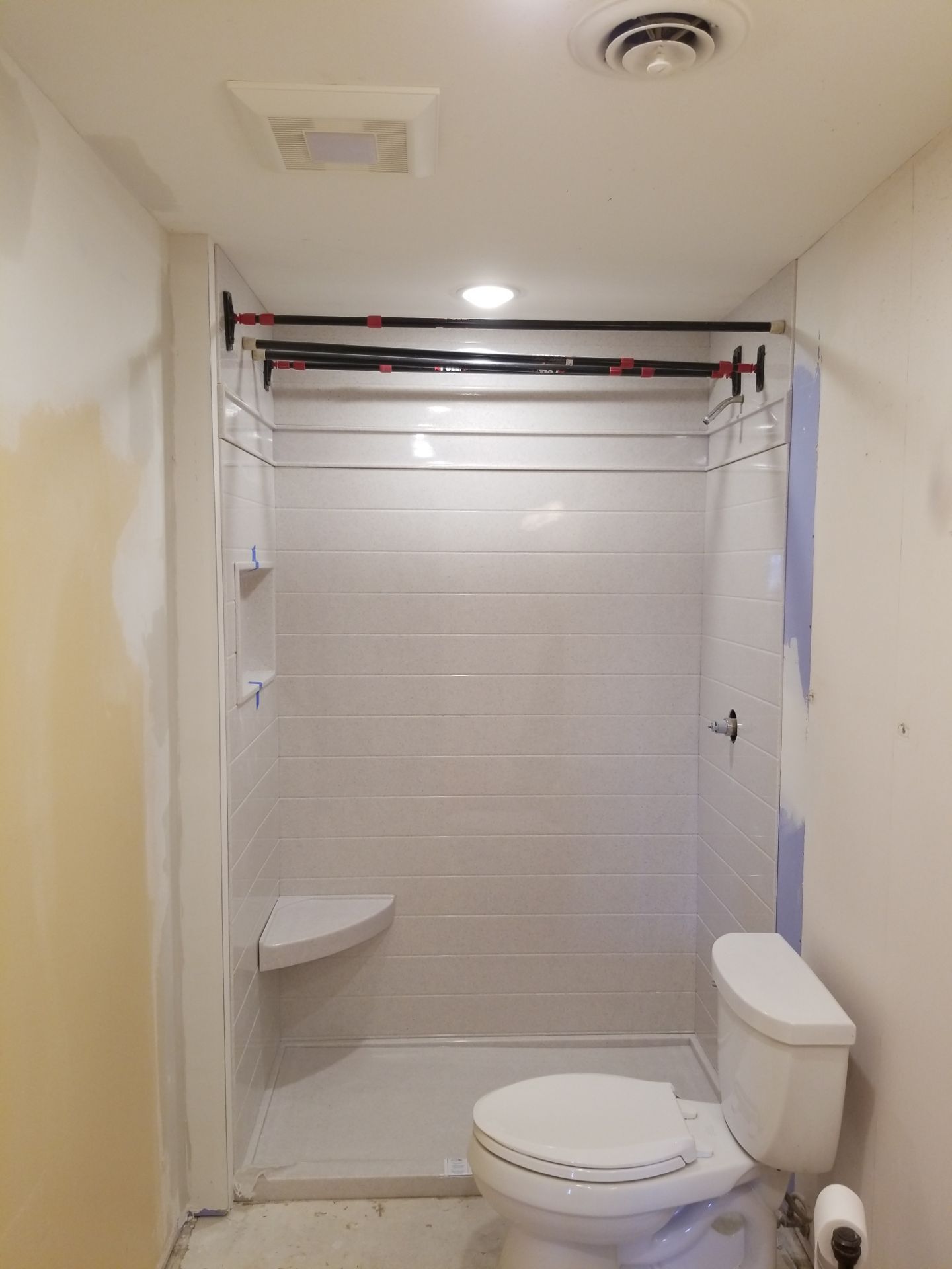 Diane's Basement Bath Remodel by Kitchen Works LLC