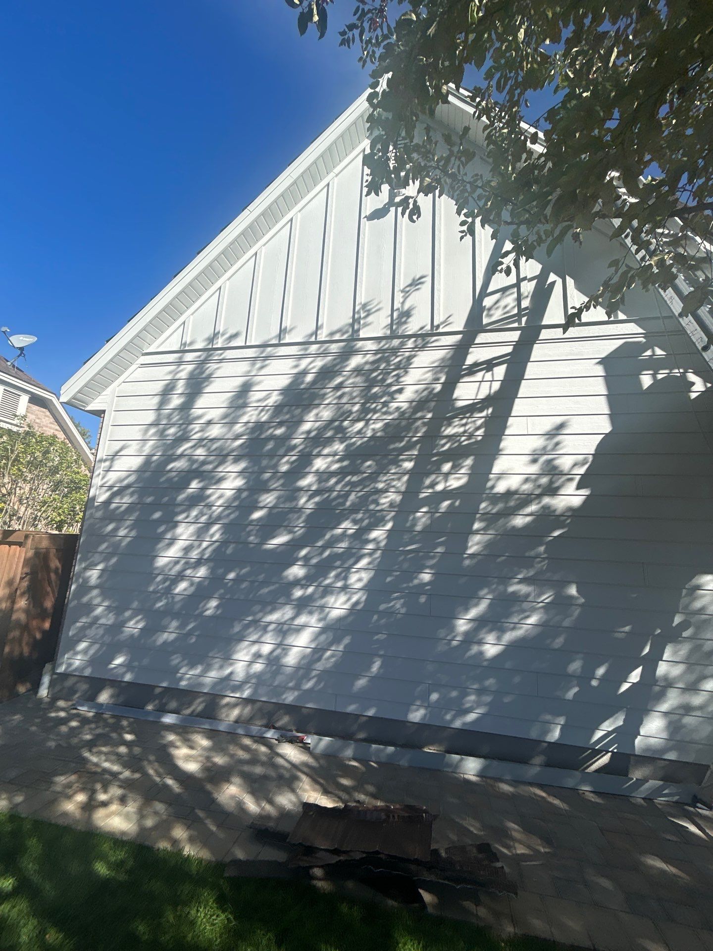 Orem | Custom Hardie Mixed Siding | Arctic White by Ideal Siding Utah