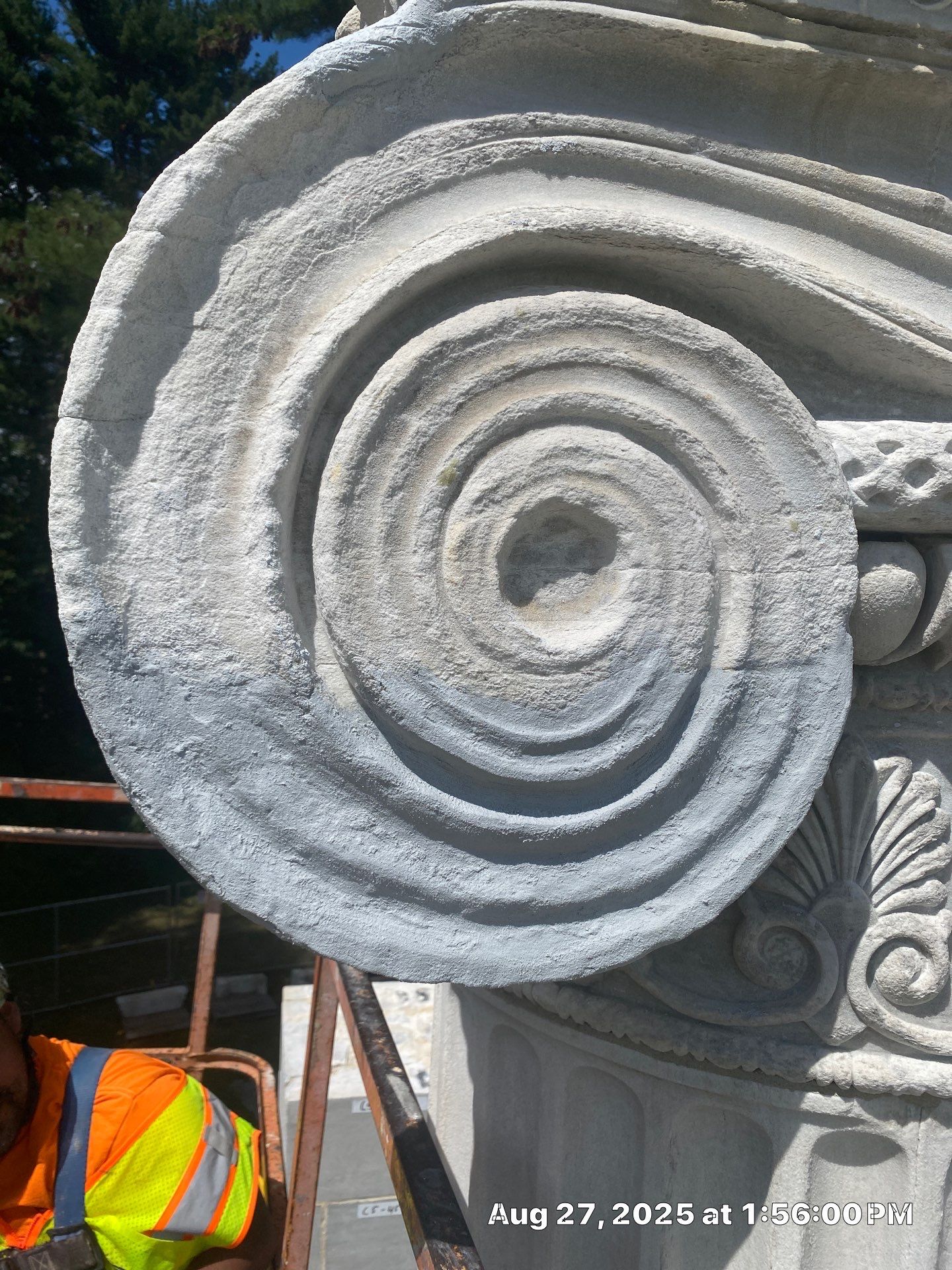 Historic Colonnade Restoration and Masonry Repair in Princeton by INTERSTATE CONTRACTING & RESTORATION
