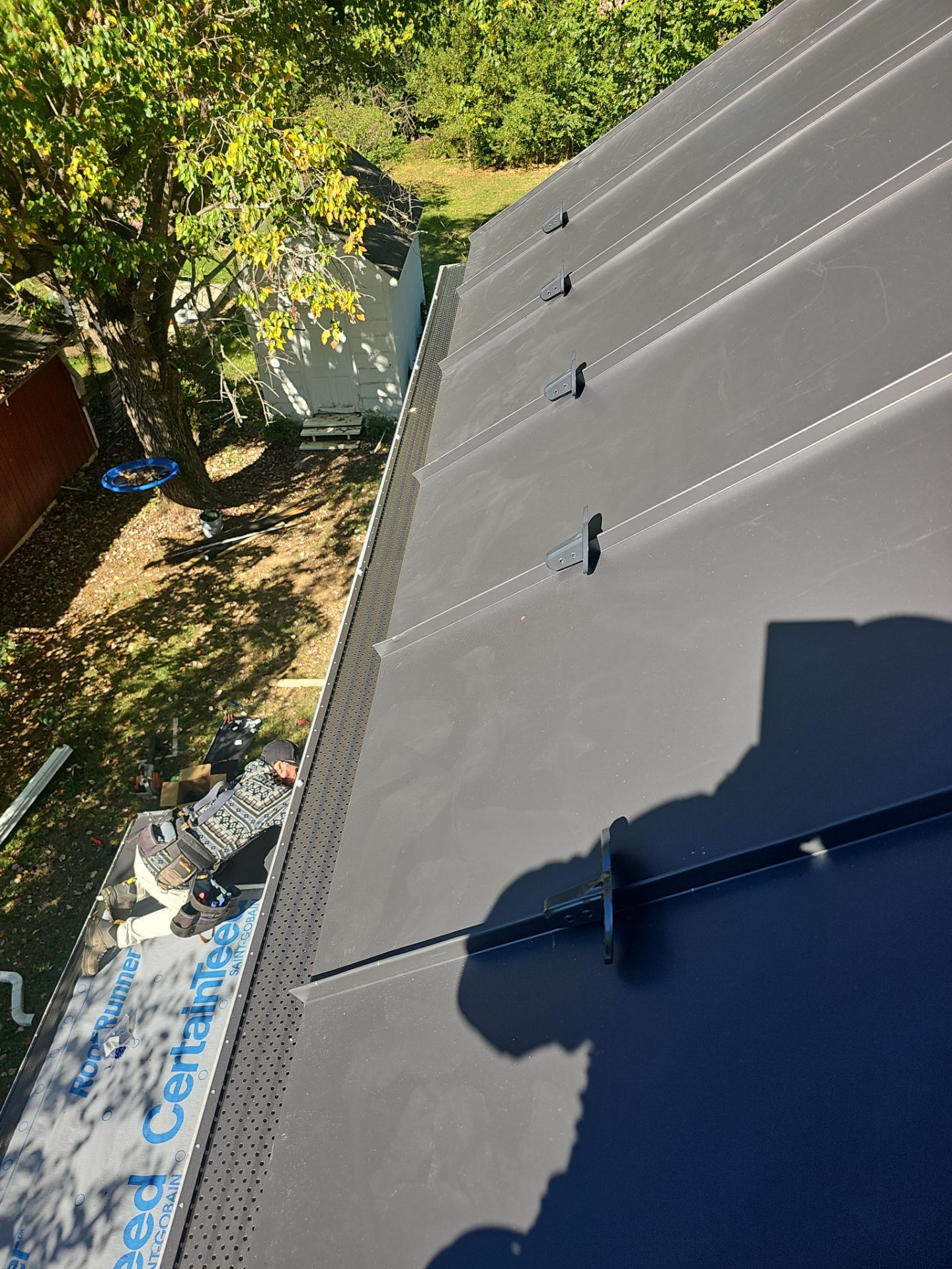 Metal Roof and Gutter Replacement by Winchester Roofing