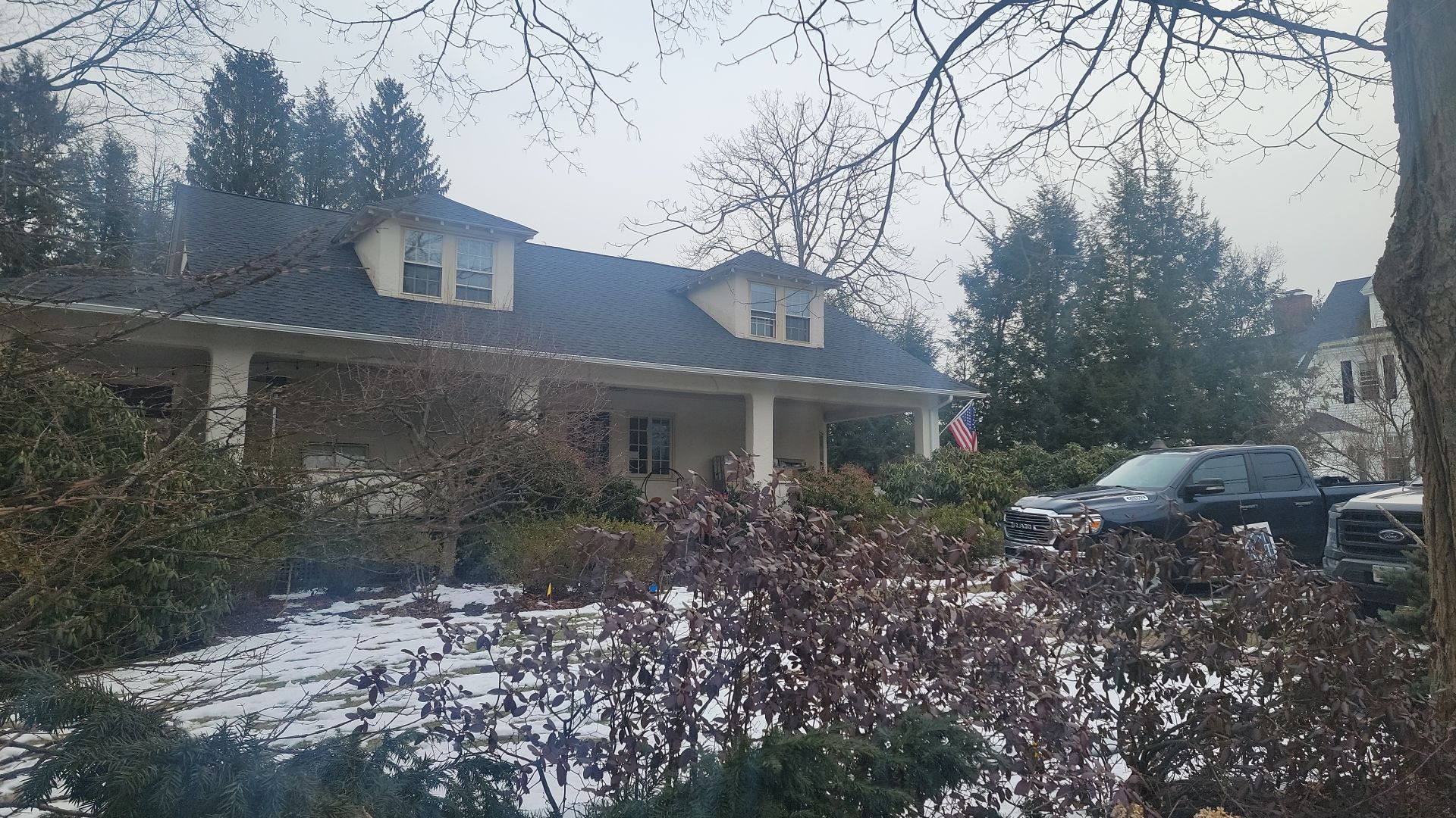 In progress: Exterior renovation in Wellesley MA by UBrothers Construction